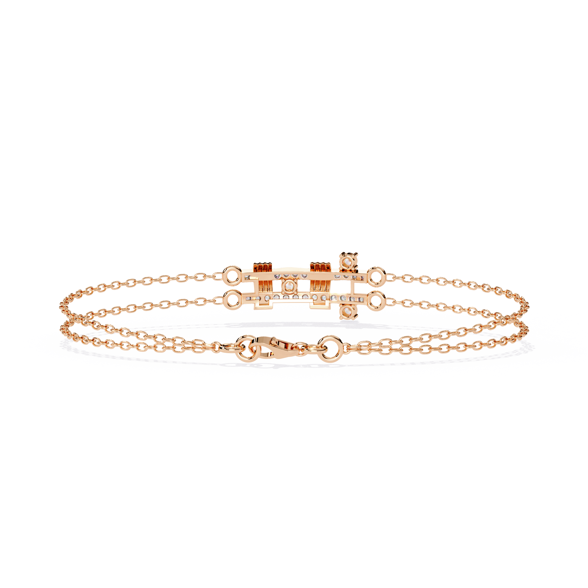 0.27 CT CITY BAR BRACELET
