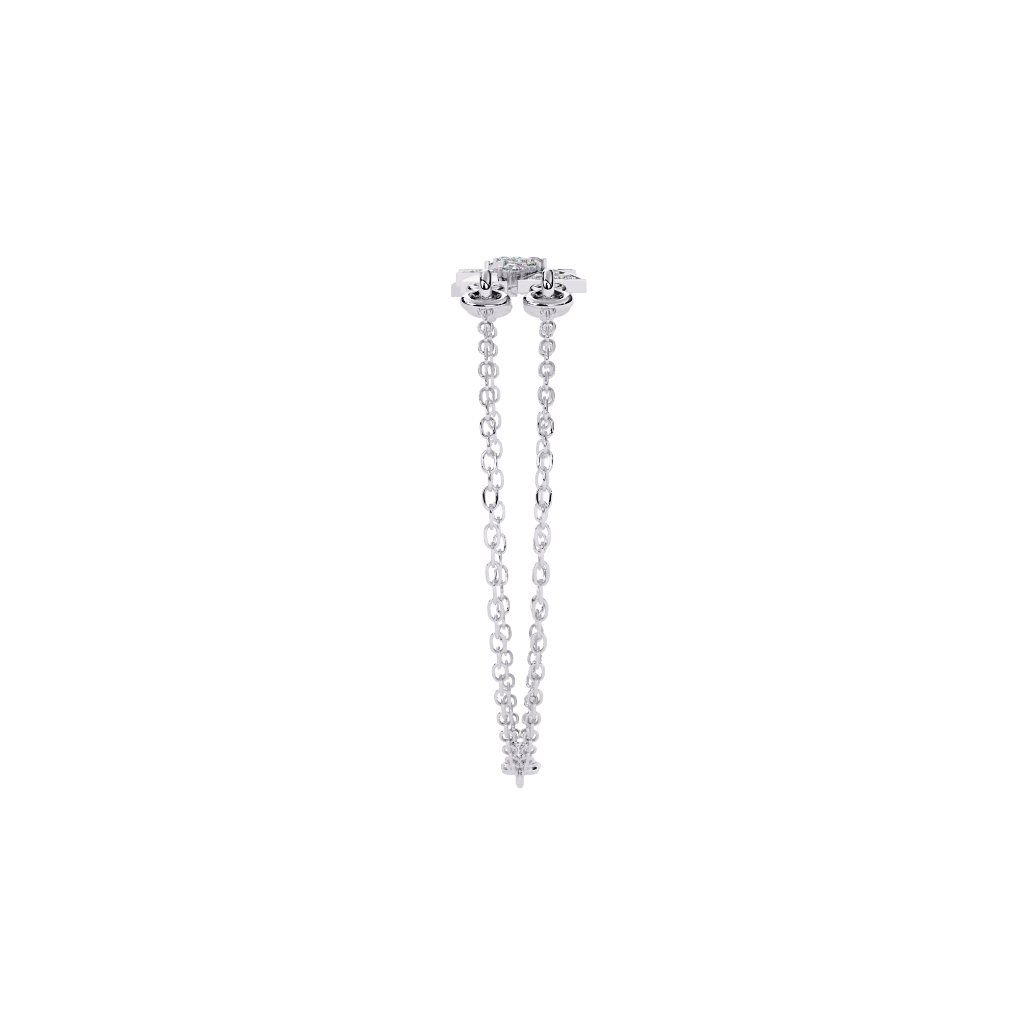 0.29 CT STARFALL CHAIN BRACELET 18K