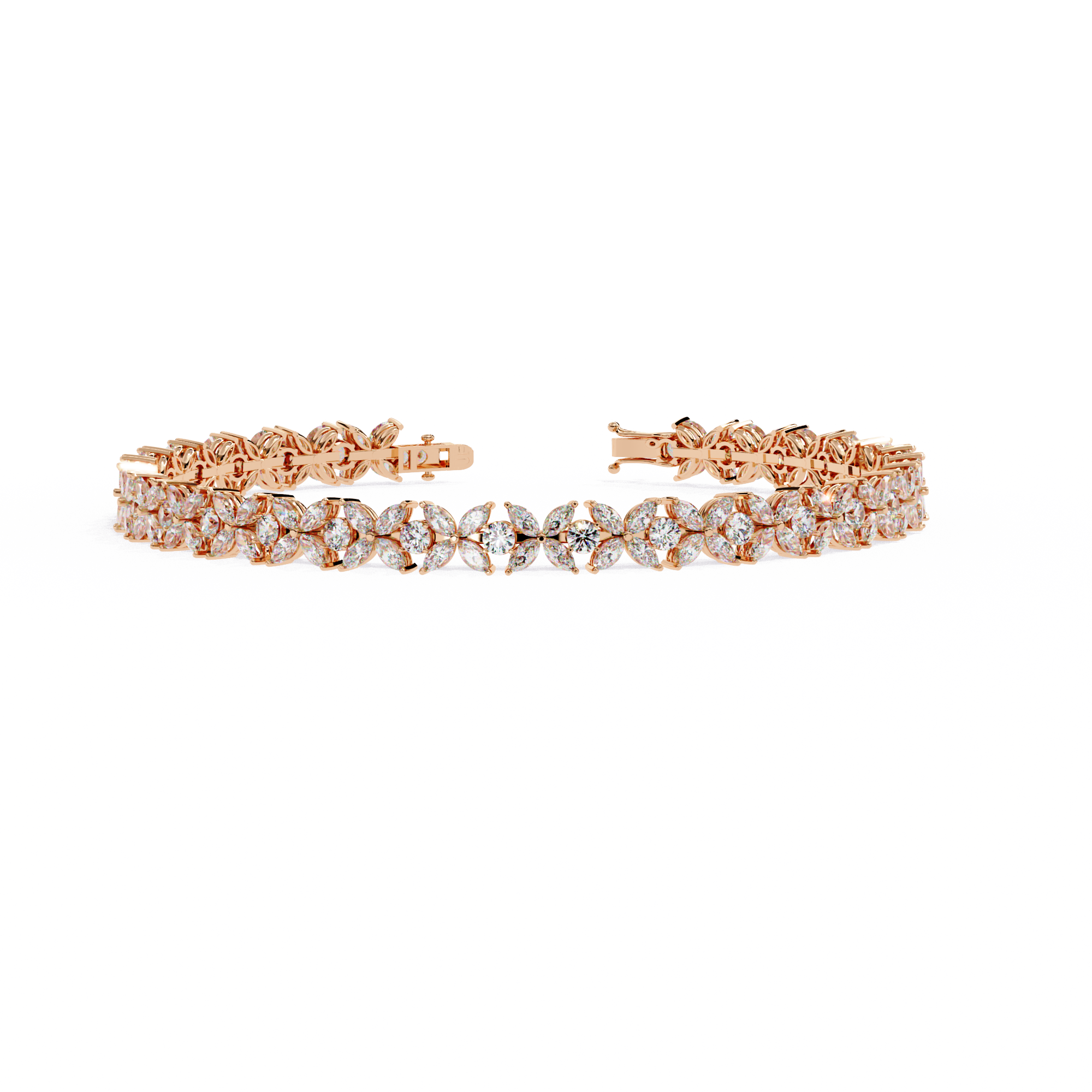 6.25 CT REGAL CLUSTER BRACELET