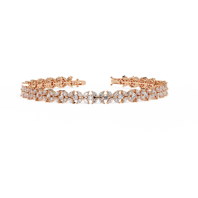 6.25 CT REGAL CLUSTER BRACELET