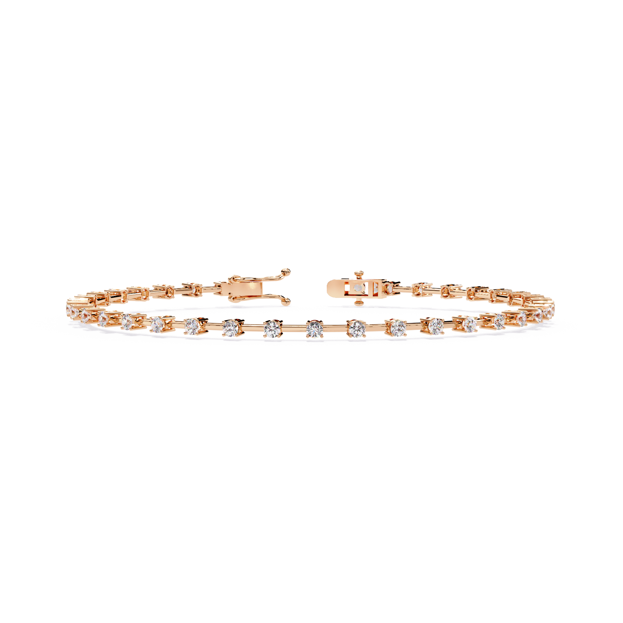 3.89 CT IMPERIAL ROW BRACELET