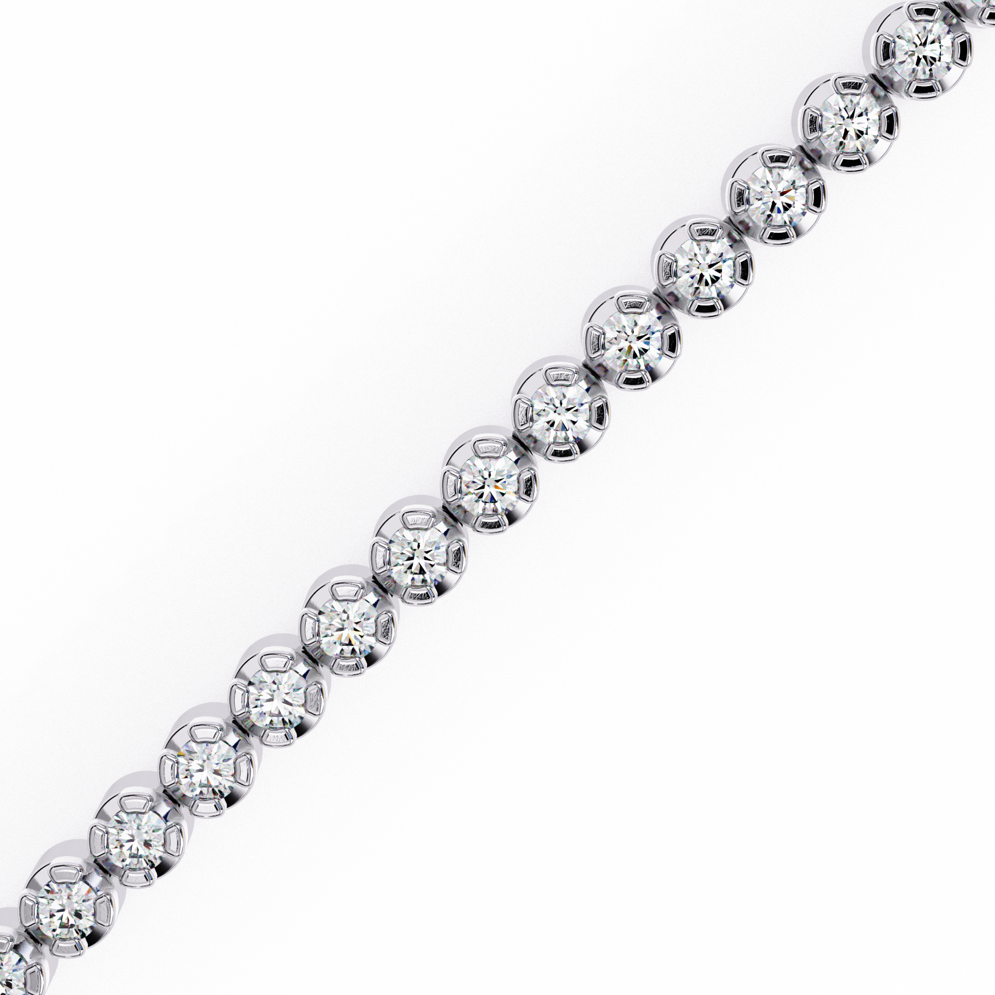 1.13 ct Gleaming Horizon Bracelet 9k