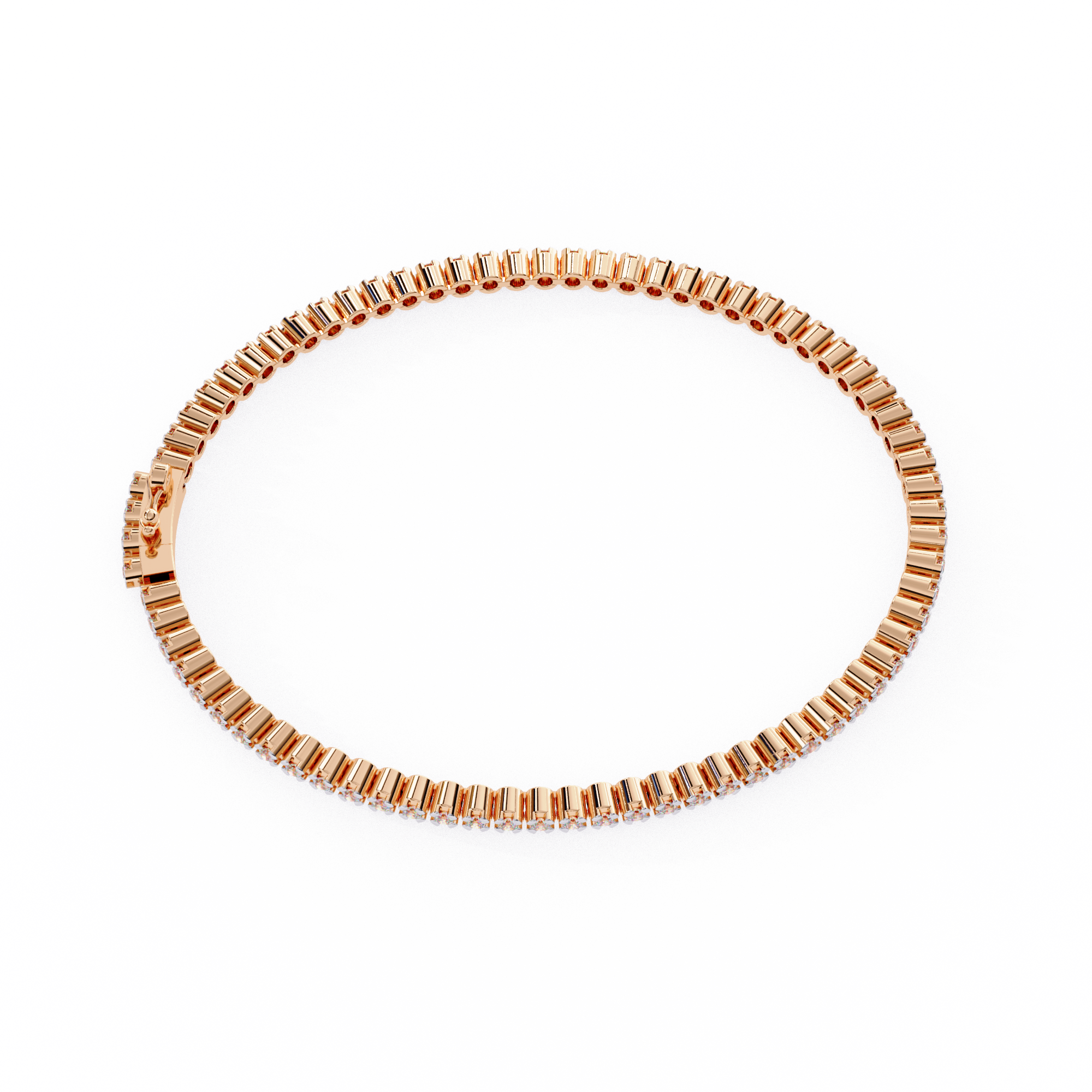 1.13 ct Gleaming Horizon Bracelet 9k