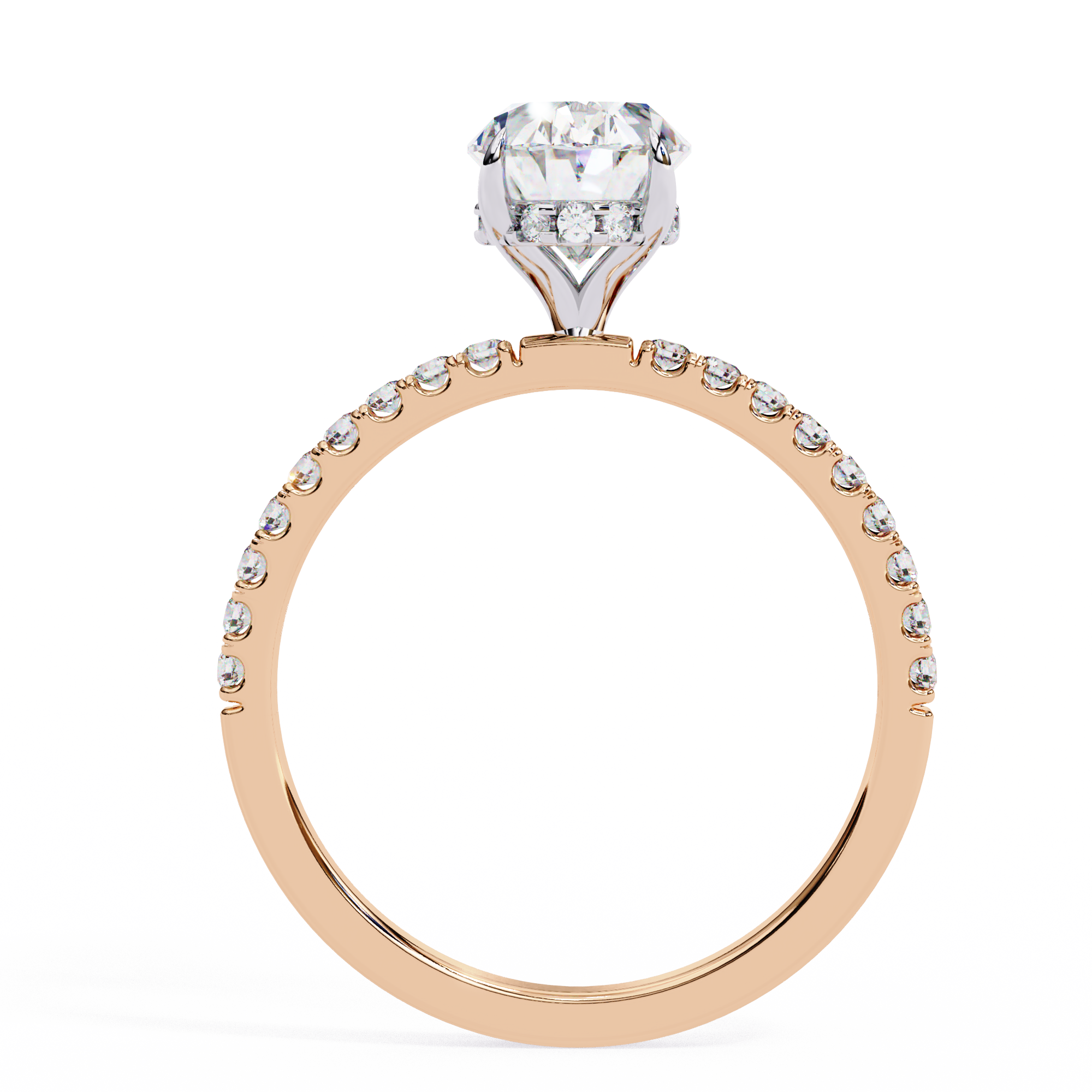 1.43 ct Luminous Oval Ring 9k
