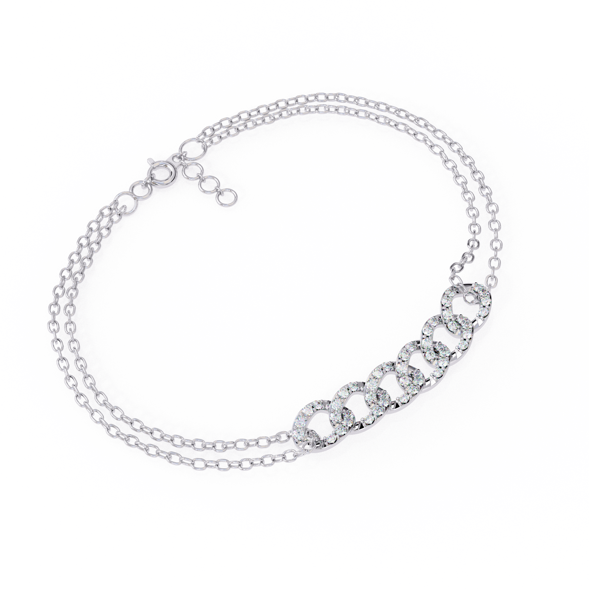 0.29 ct Ethereal Light Bracelet 9k