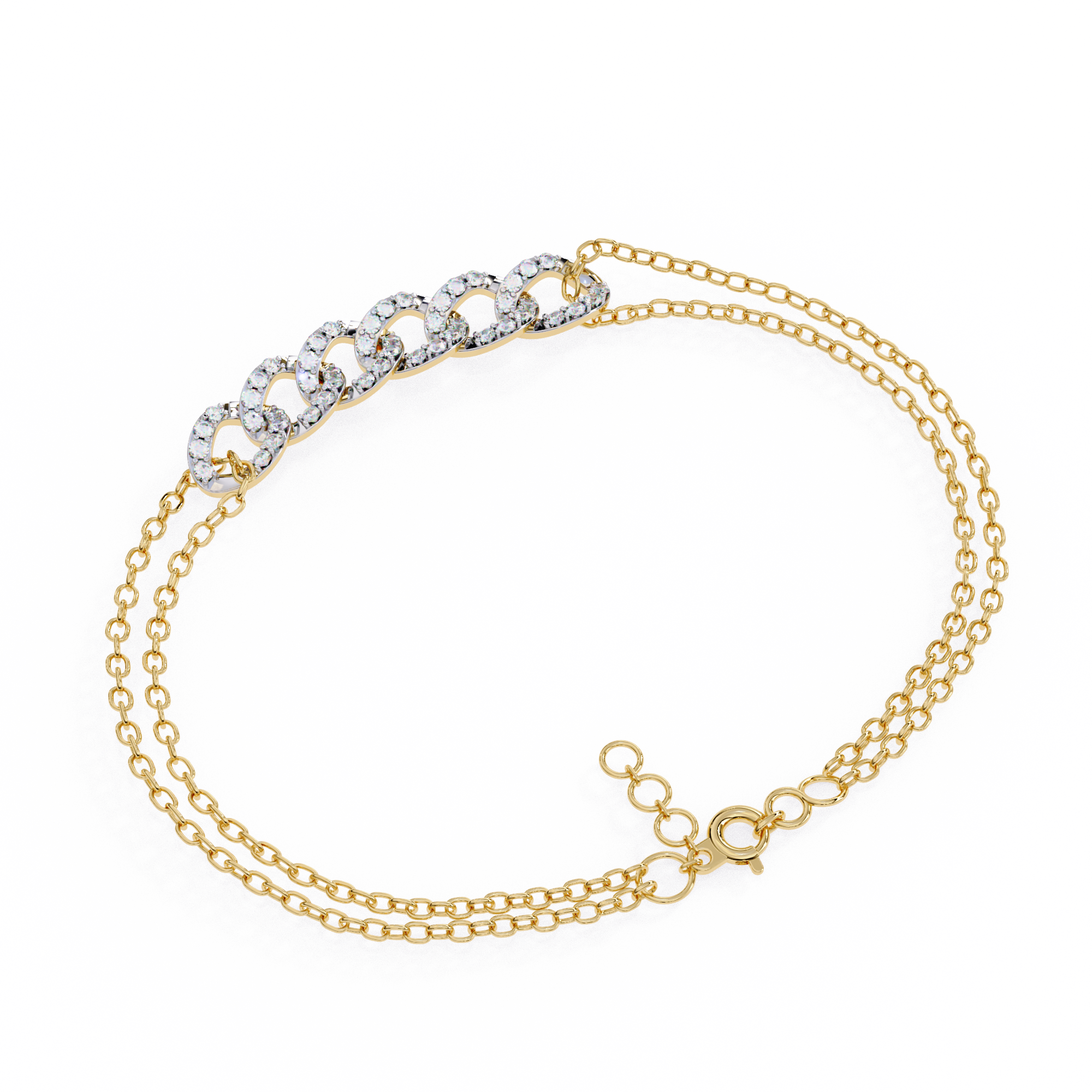 0.29 ct Ethereal Light Bracelet 9k
