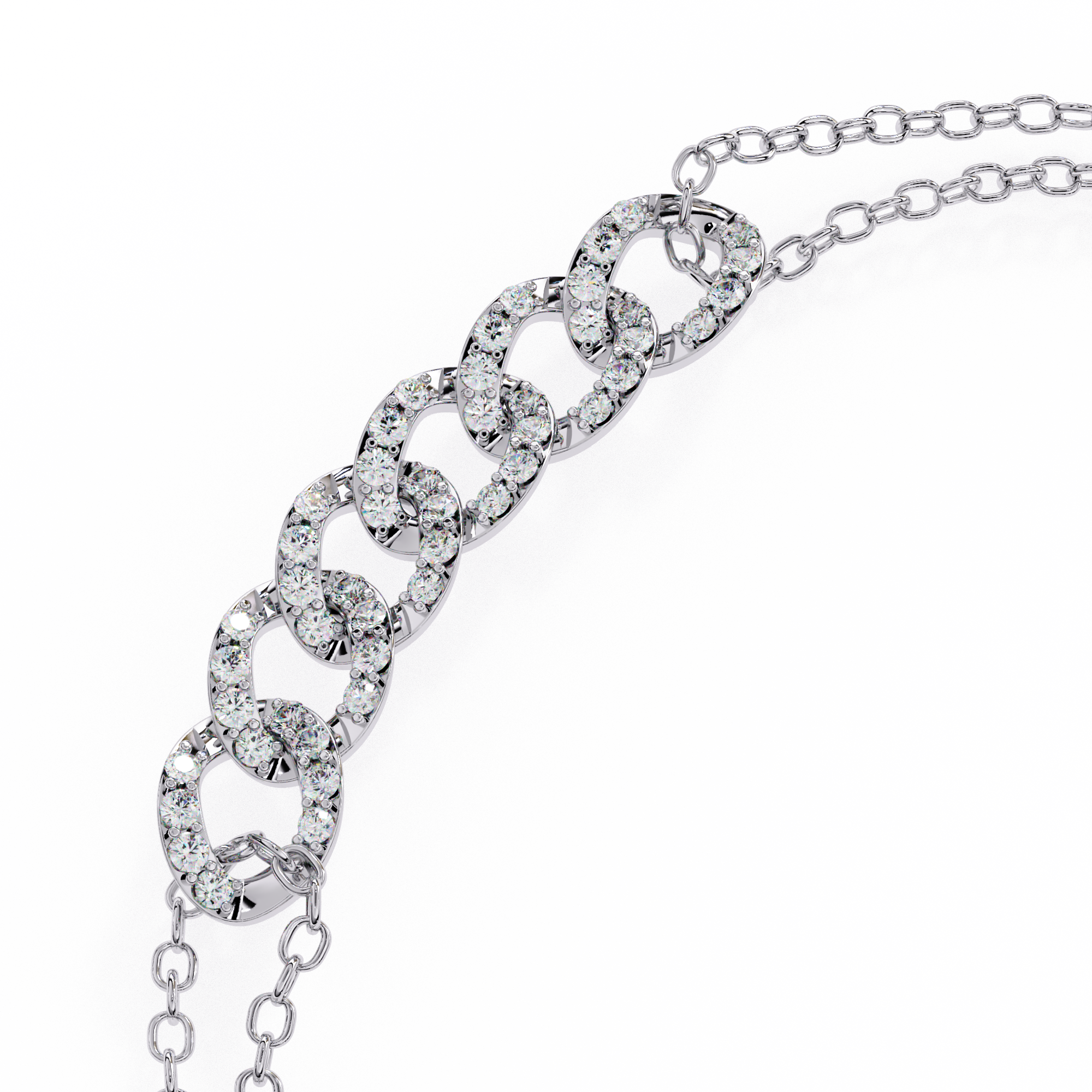 0.29 carat round bracelet