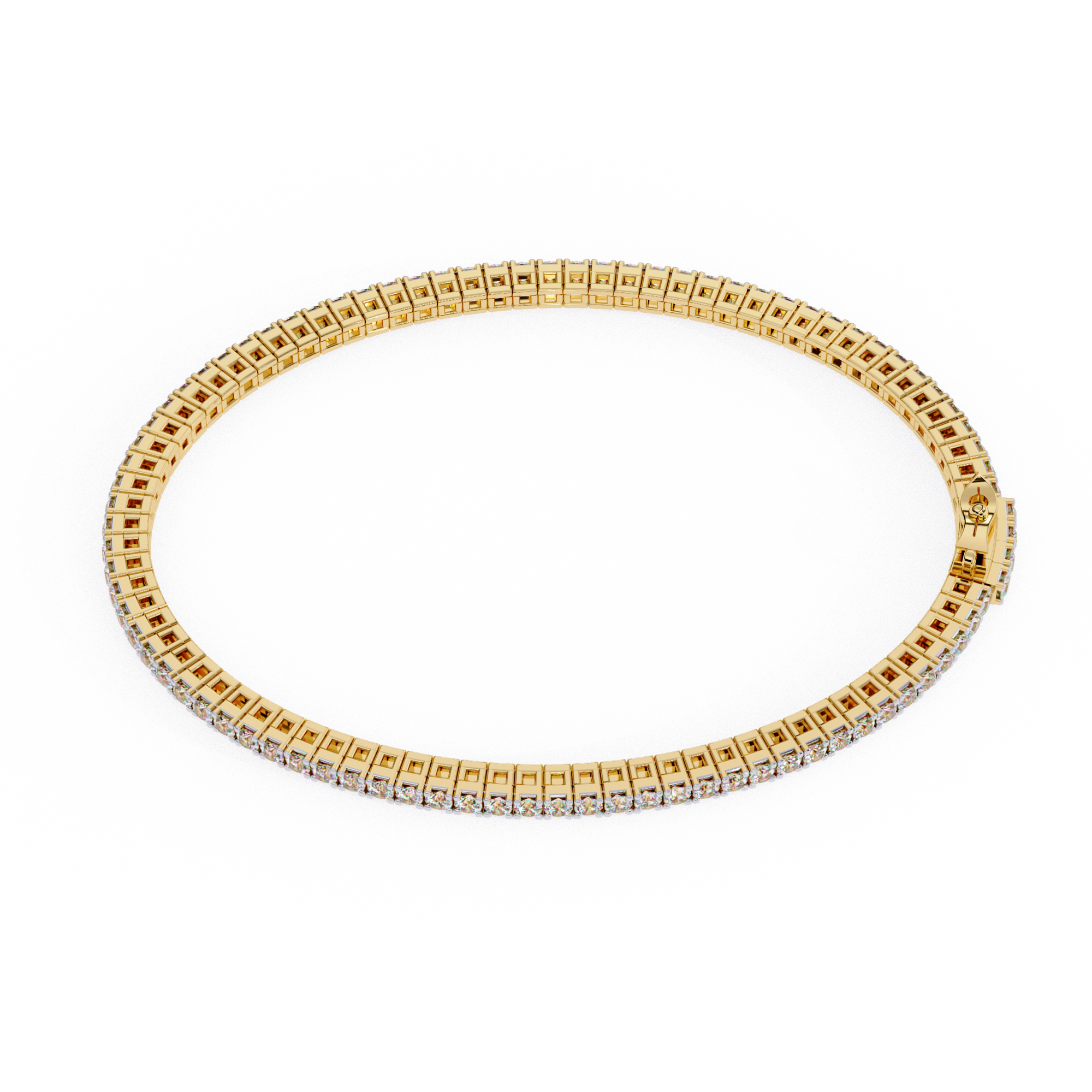 1.92 carat round bracelet