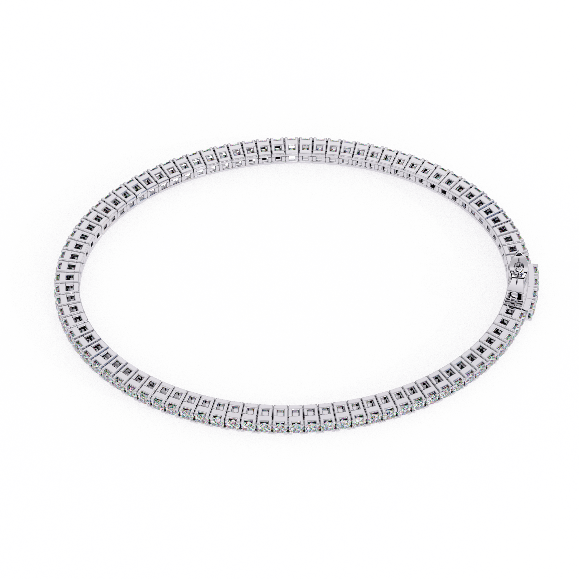 1.92 carat round bracelet