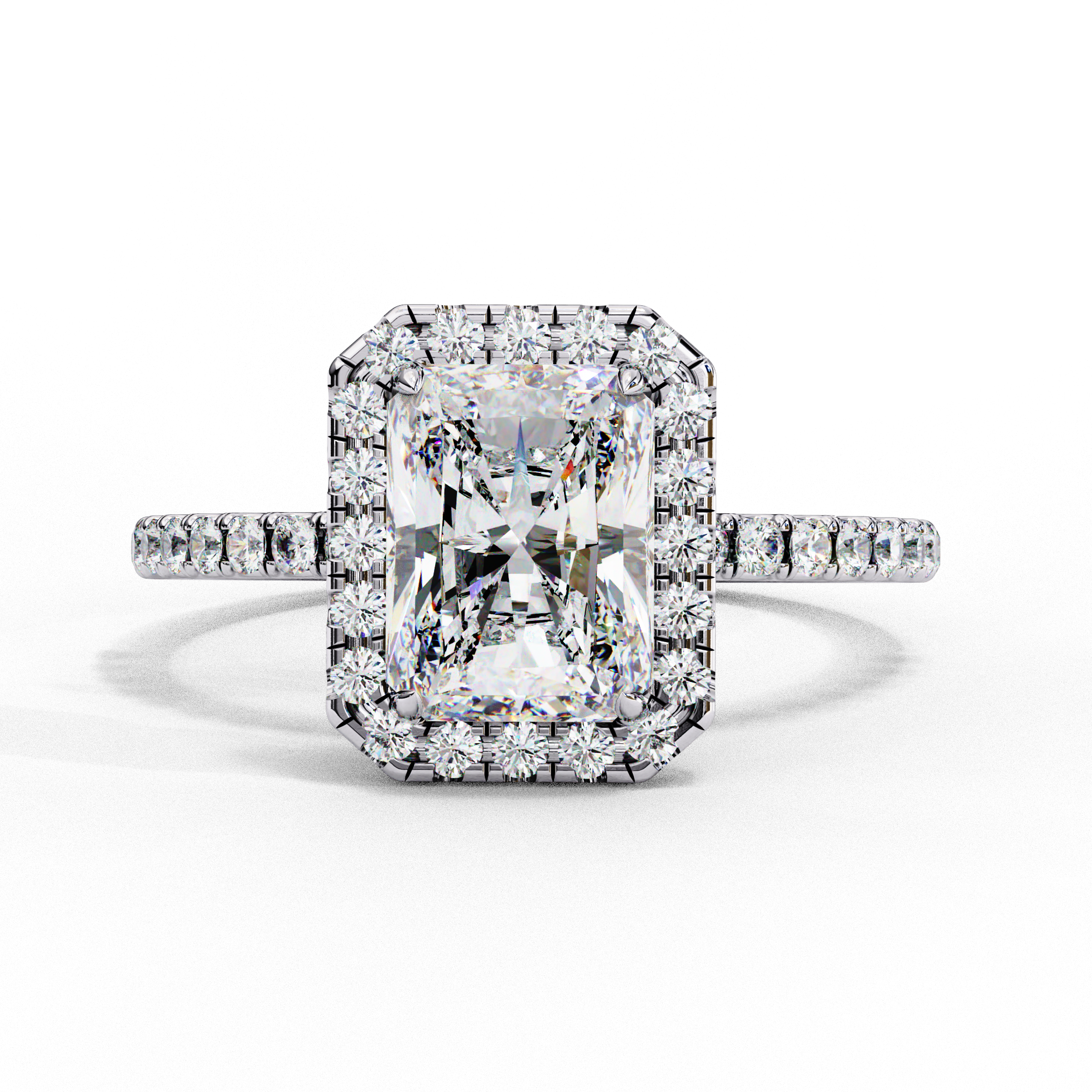 2.14 CT Celestine Glimmer Ring 9k