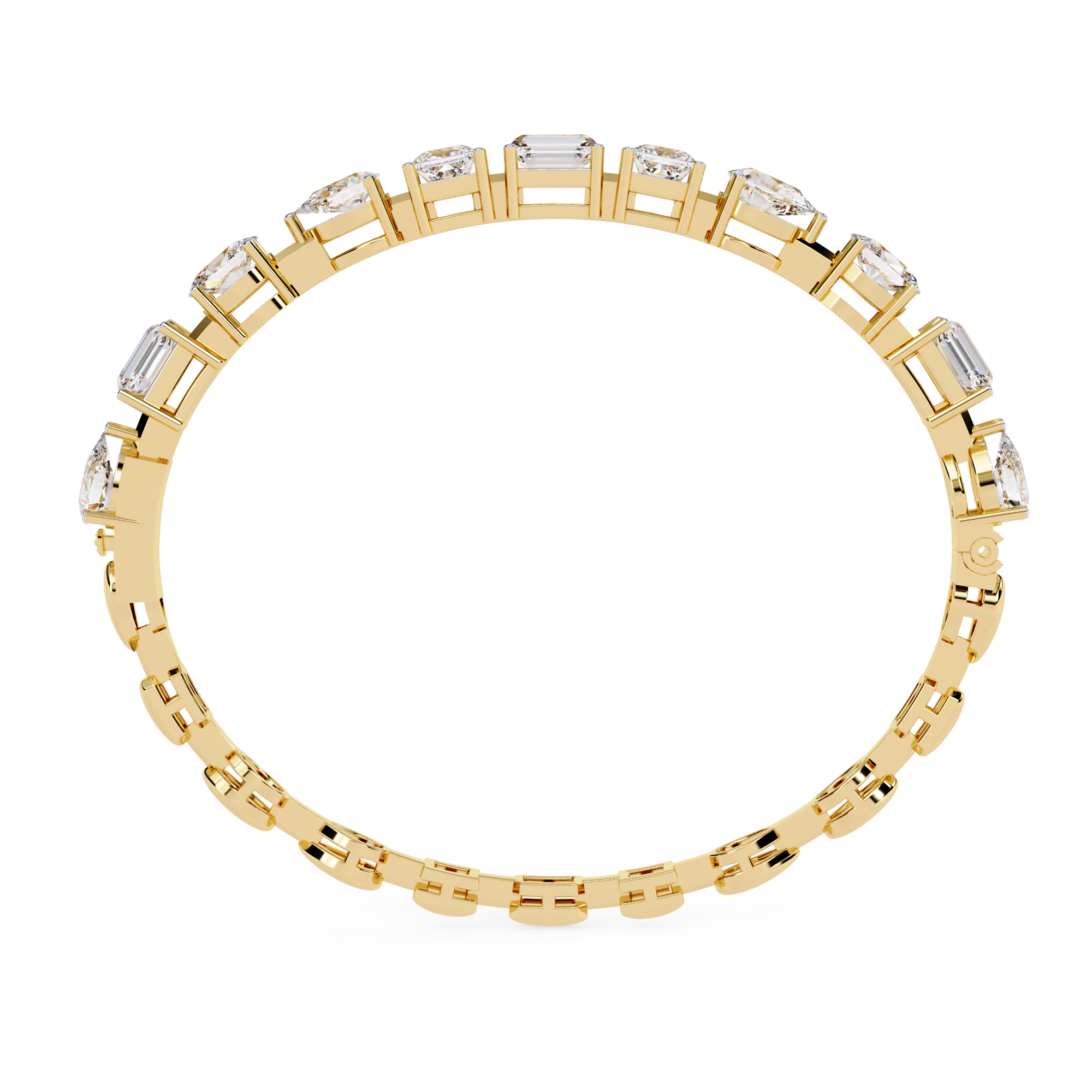 13.84 CT CELESTIA MIX-CUT BRACELET 18K