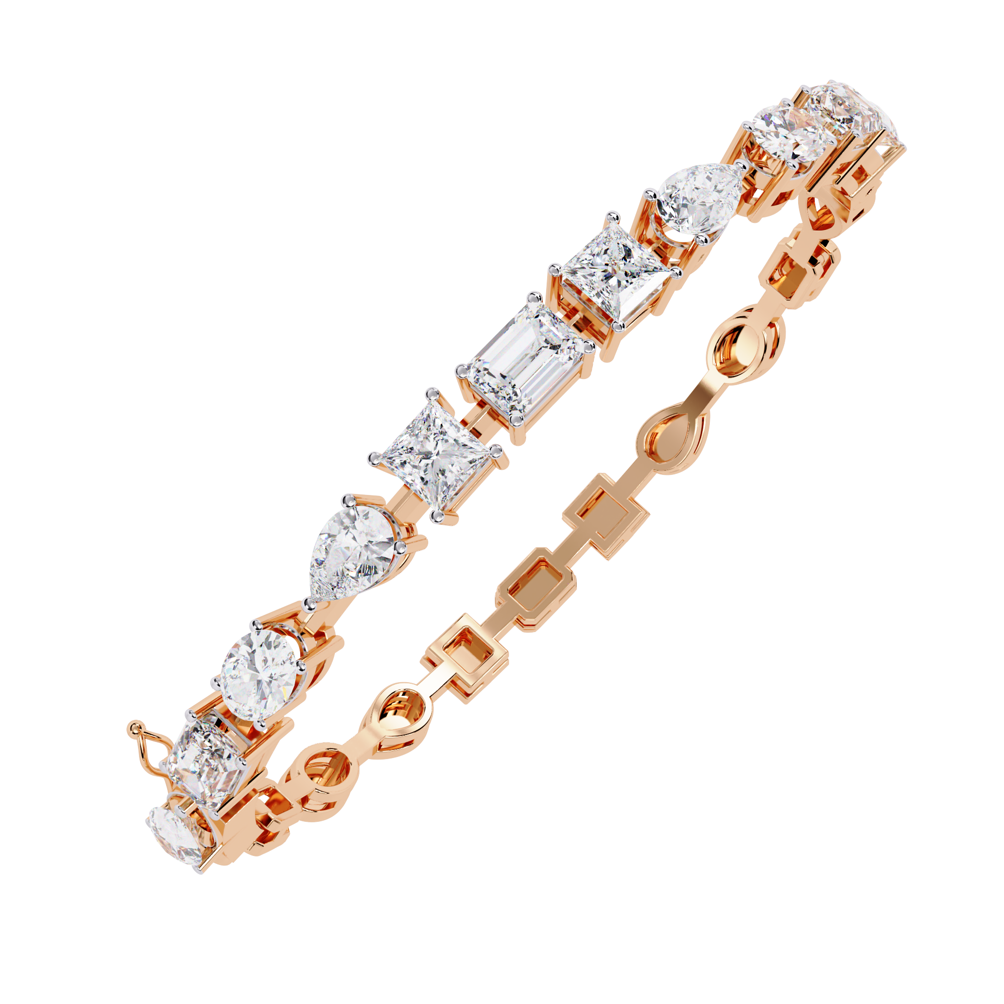 13.84 CT CELESTIA MIX-CUT BRACELET