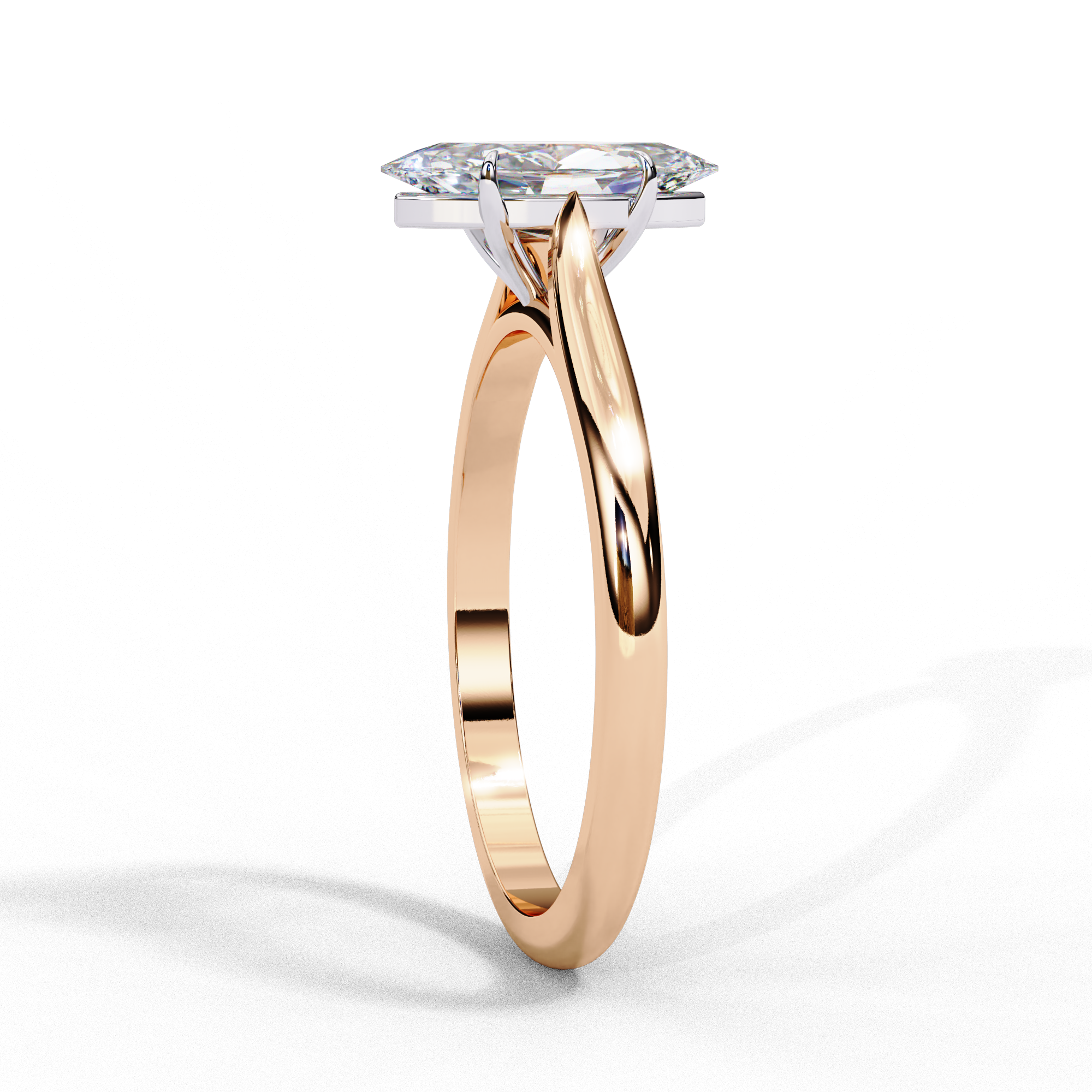 3.00 ct Marquise Grandeur Ring 9k