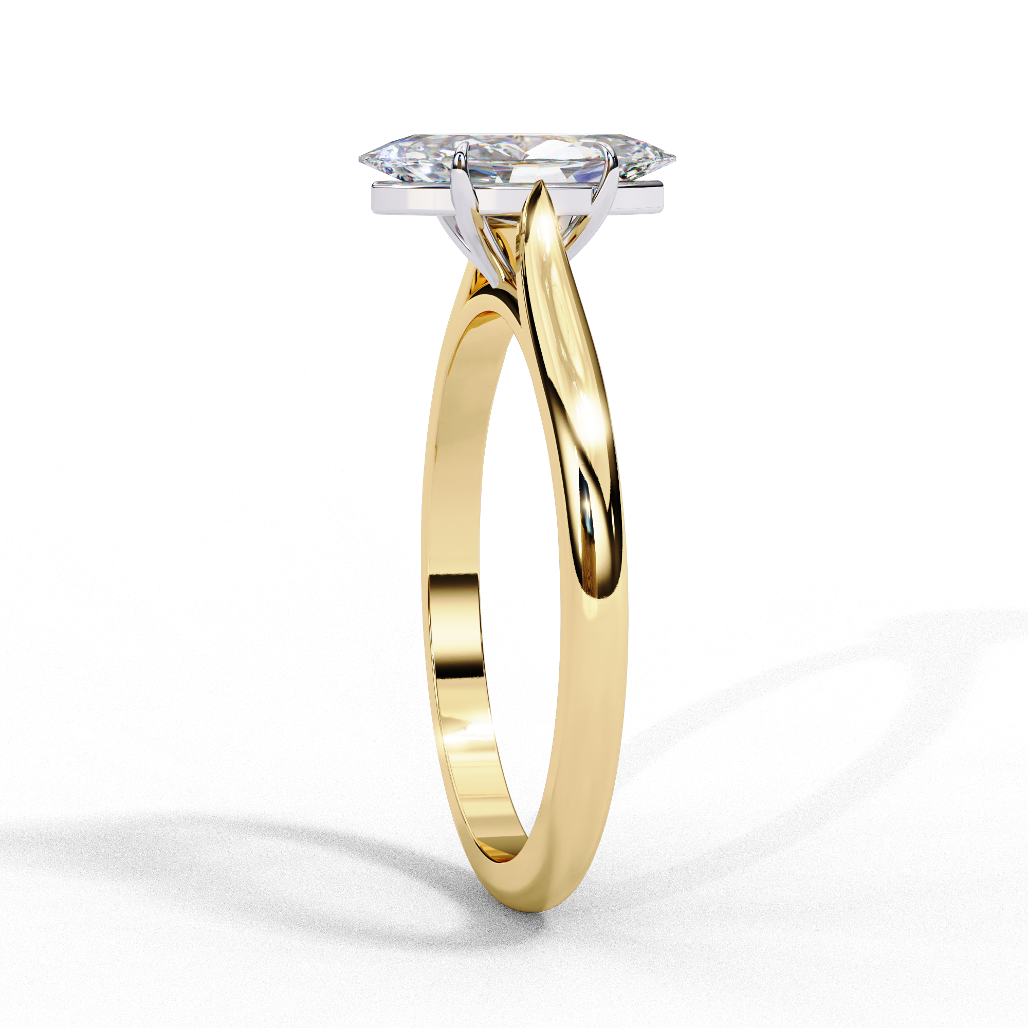 3.00 ct Marquise Grandeur Ring 9k