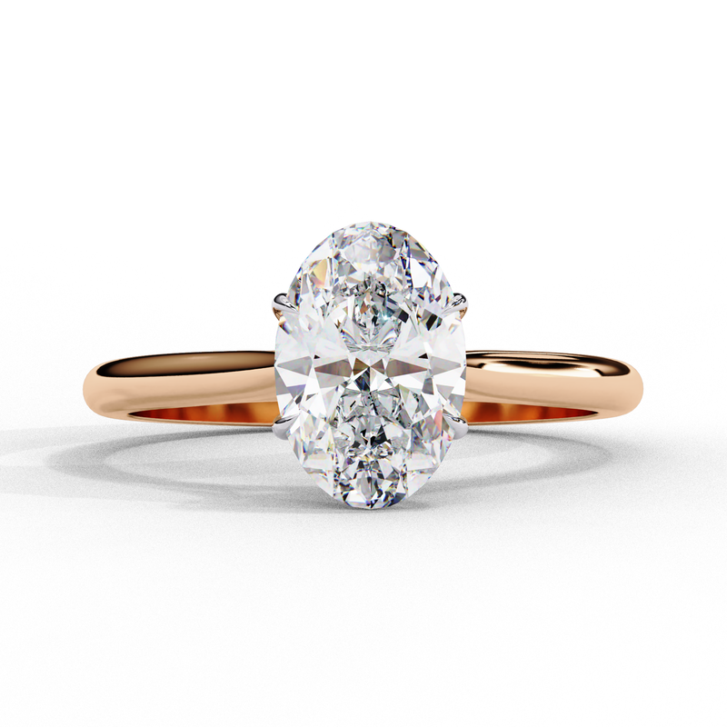 1.20 Oval Blaze Ring
