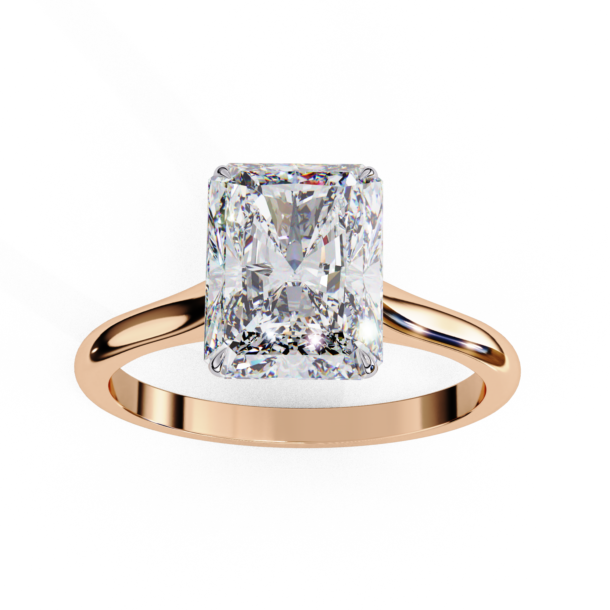 2.94 carat radiant rings