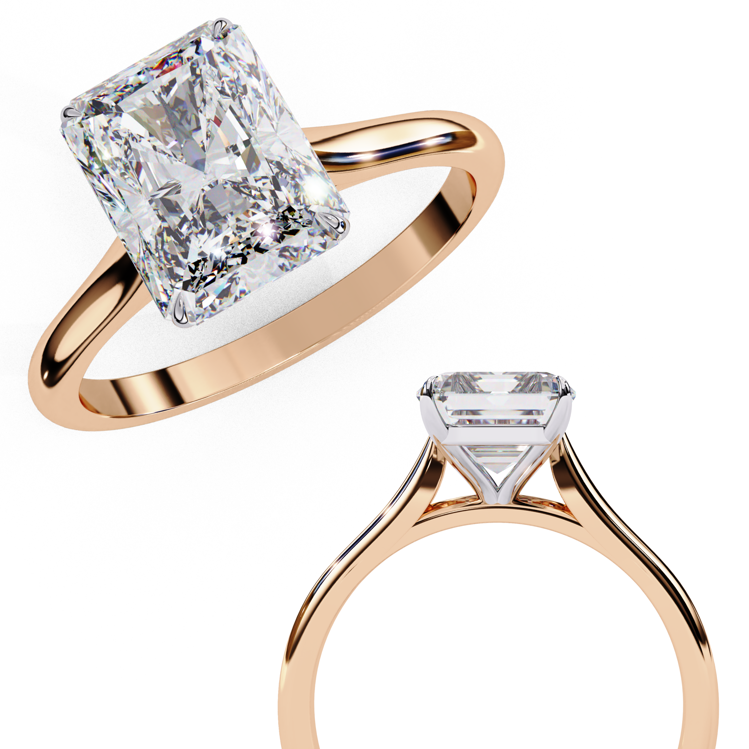 2.94 ct Opulent Gleam Ring 9k