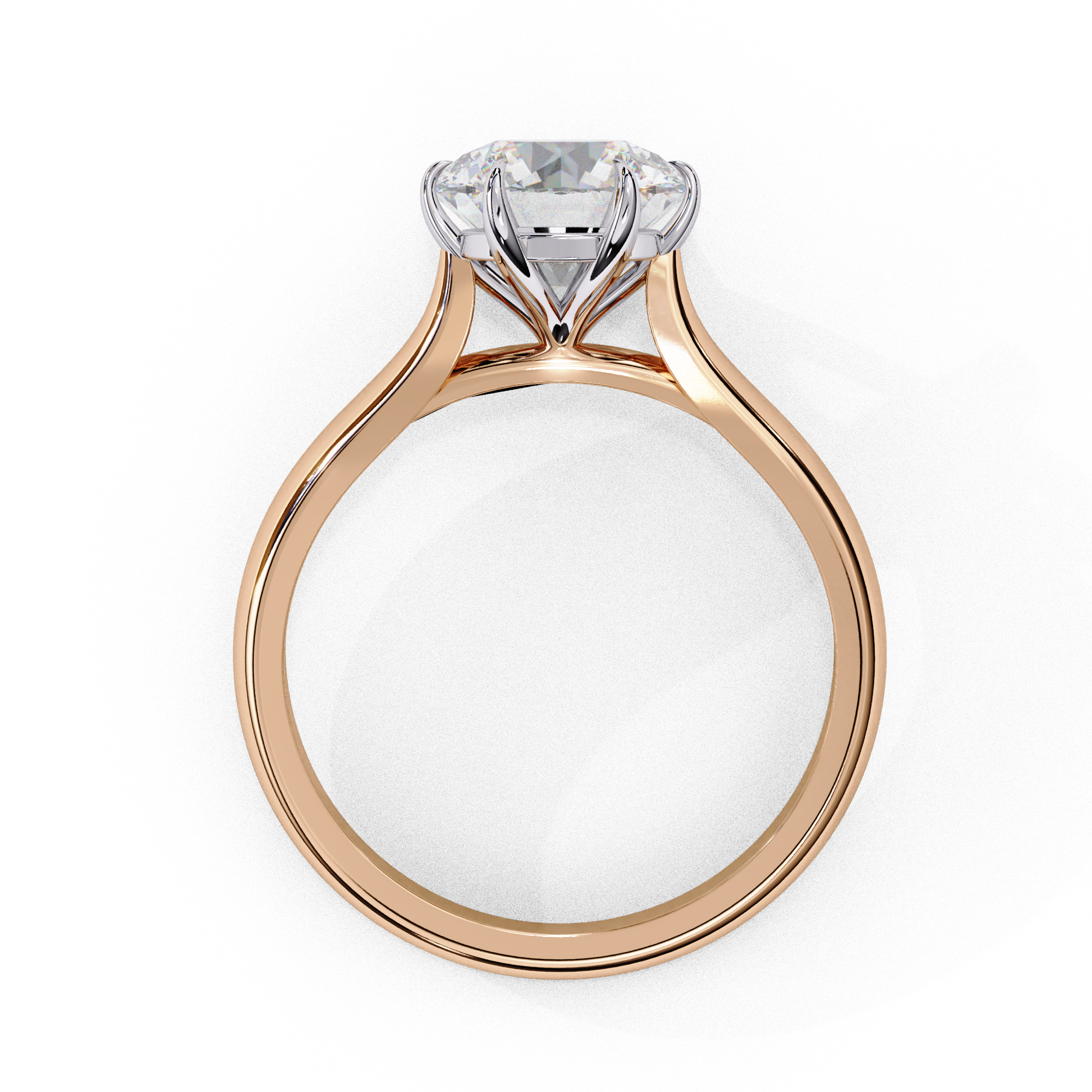 1.92 ct Dazzling Round Ring 9k