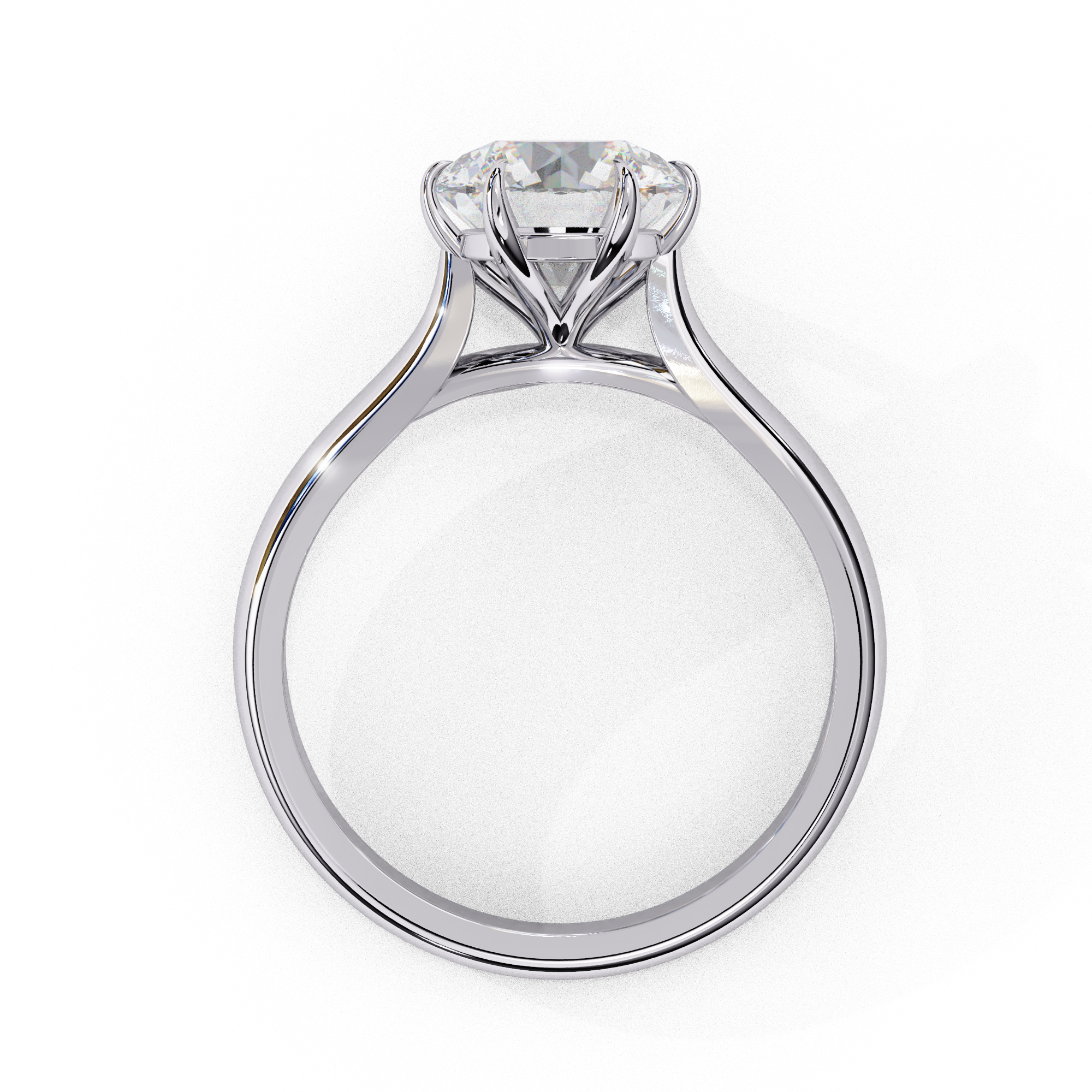 1.92 ct Dazzling Round Ring 9k