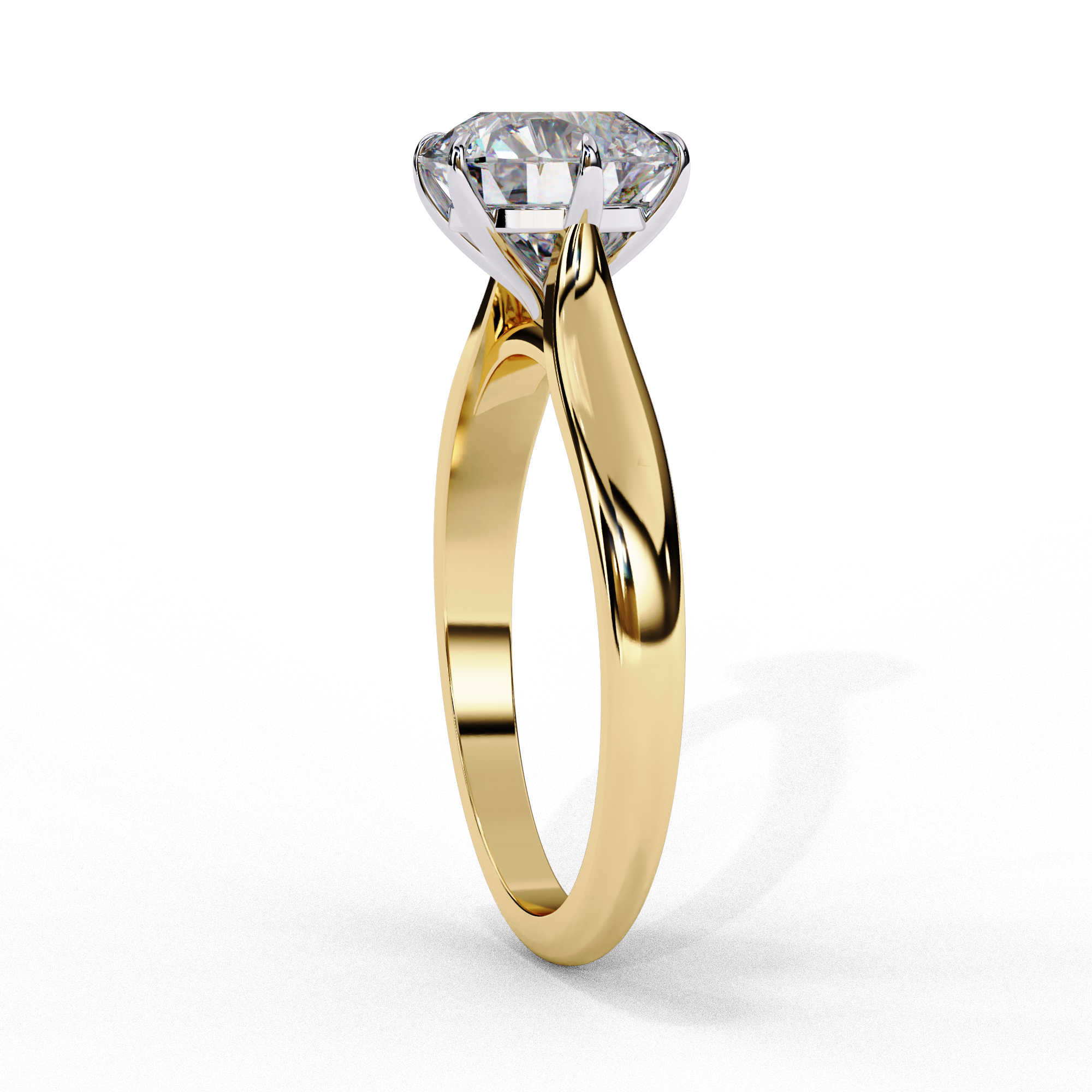1.92 ct Dazzling Round Ring 9k