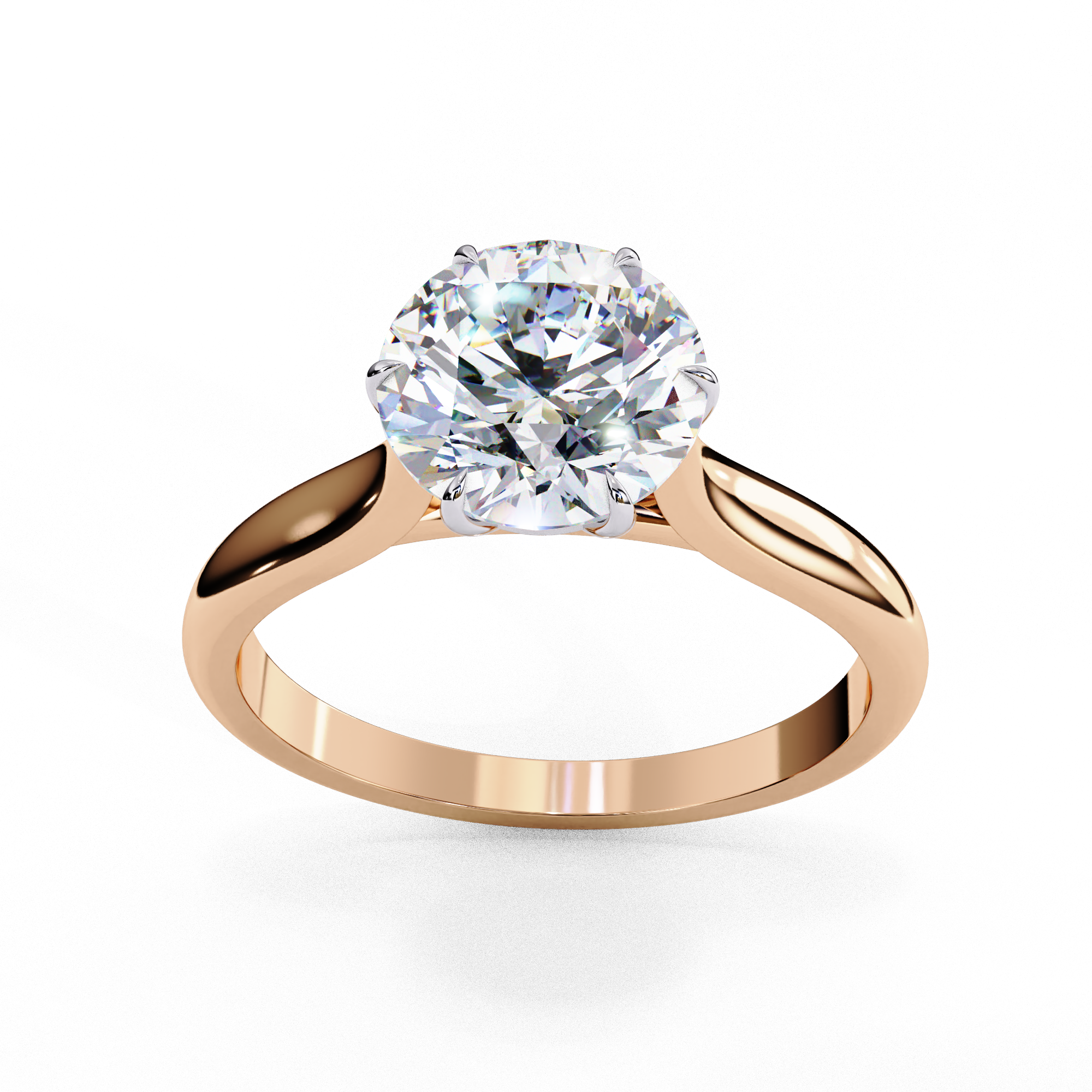 1.92 ct Dazzling Round Ring 9k