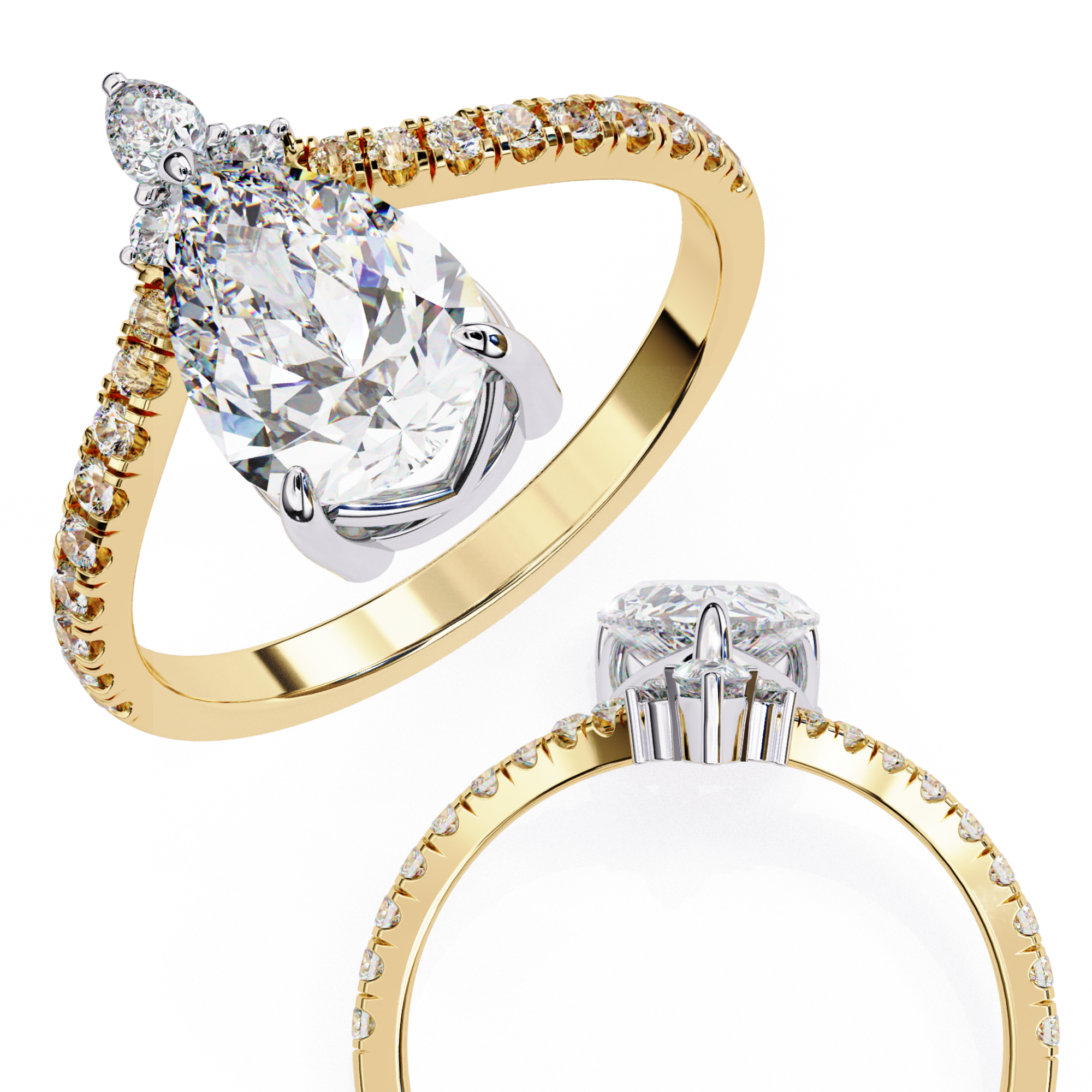 1.73 ct Twilight Glimmer Ring 9k