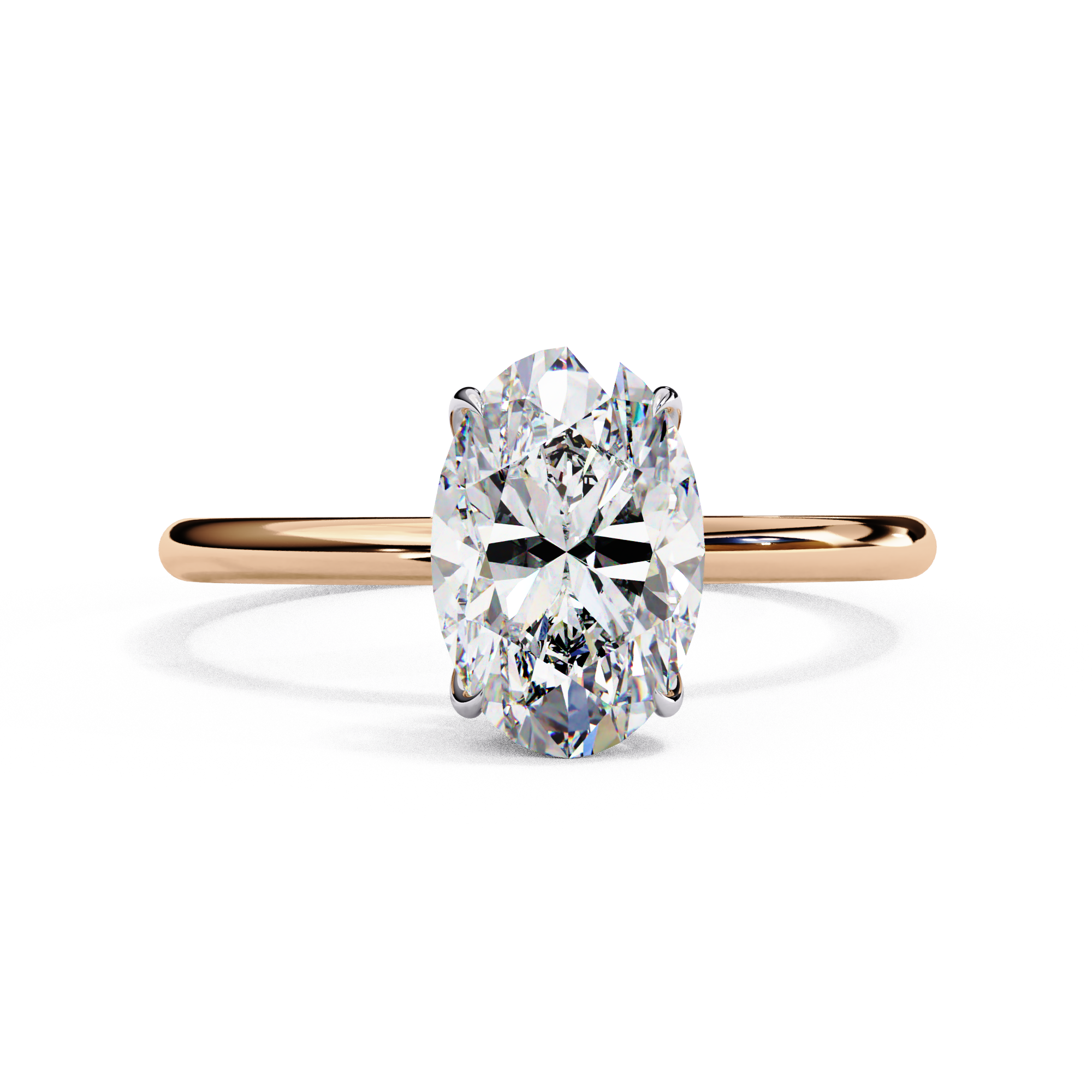 1.20 ct Eternal Oval Ring 9k