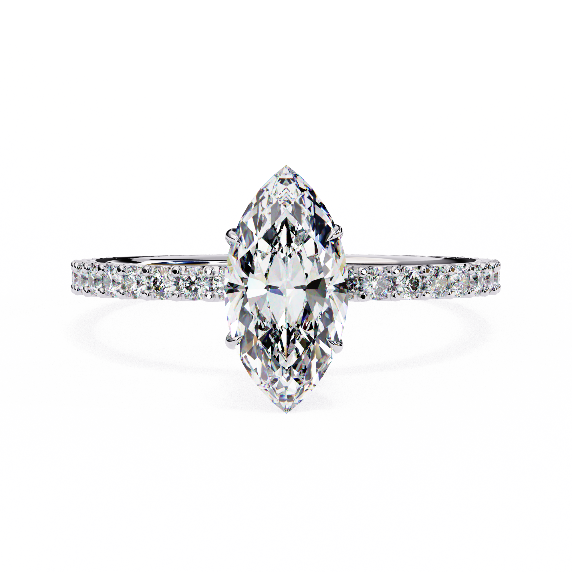 1.11 carat marquise round rings