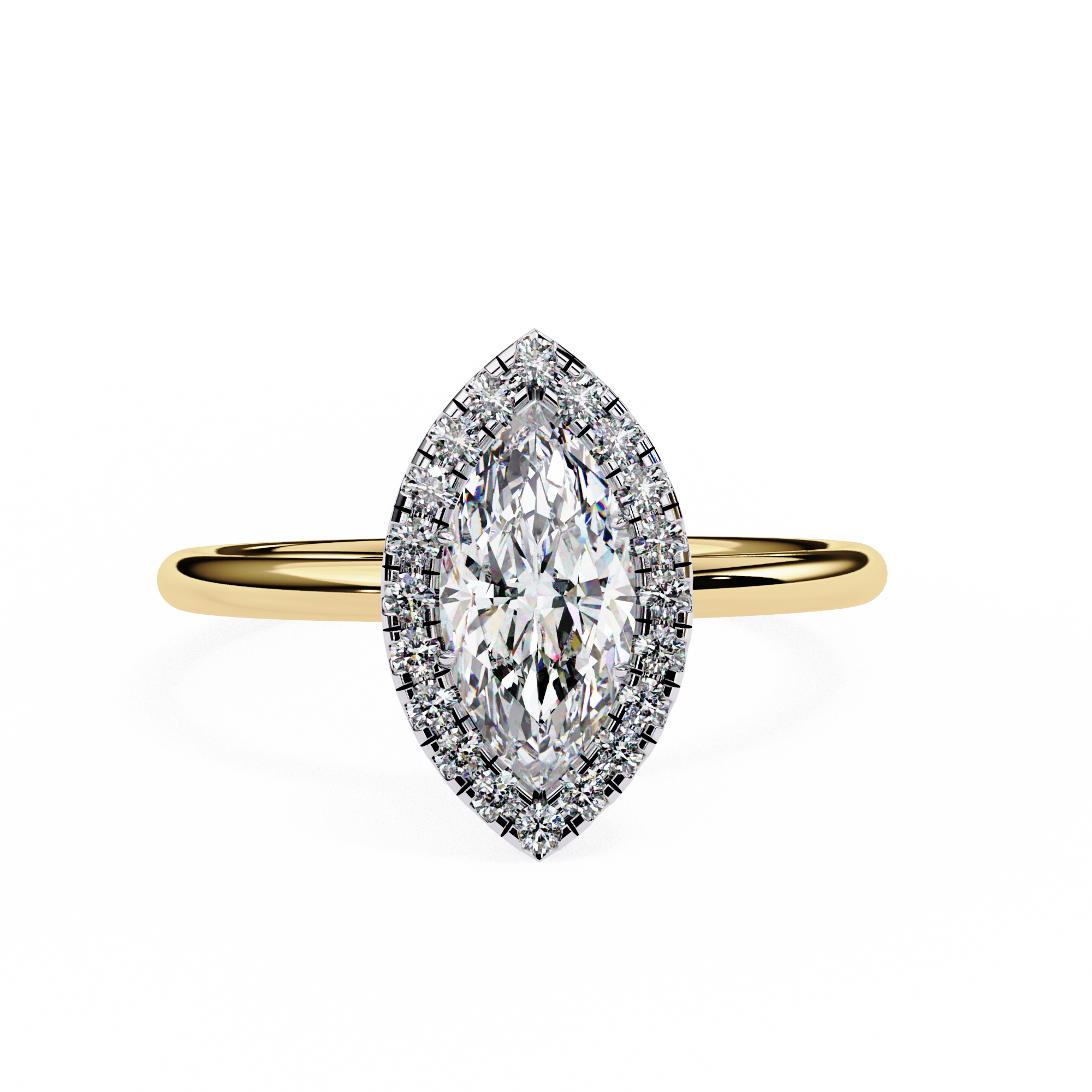 0.98 ct Twilight Veil Ring 9k