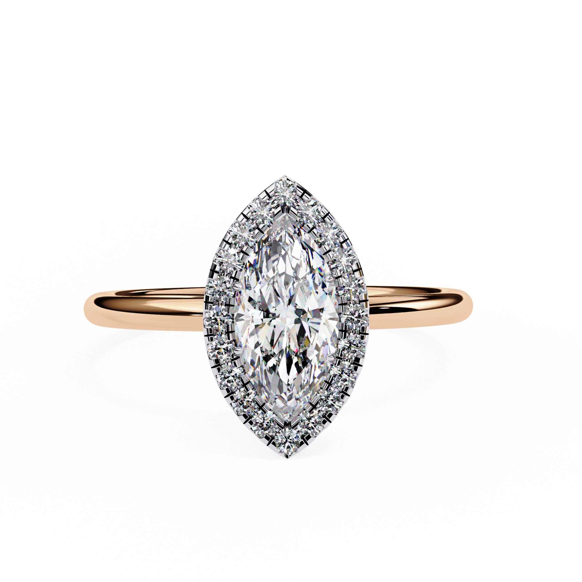 0.98 carat marquise round rings