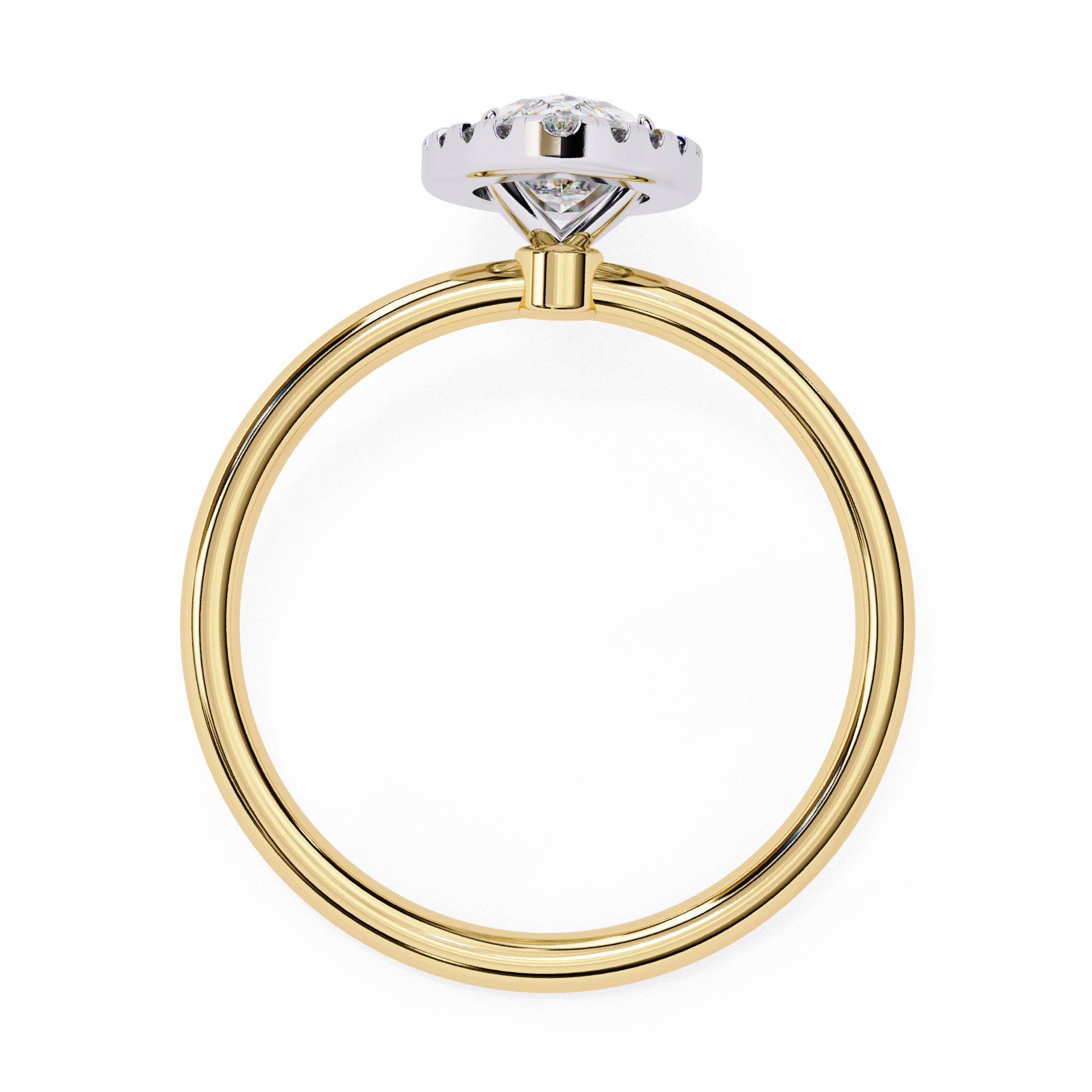 0.98 ct Twilight Veil Ring 9k