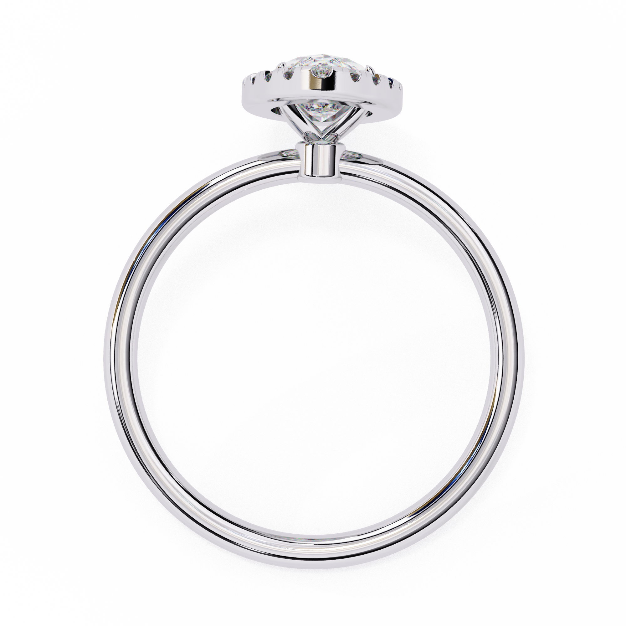0.98 ct Twilight Veil Ring 9k