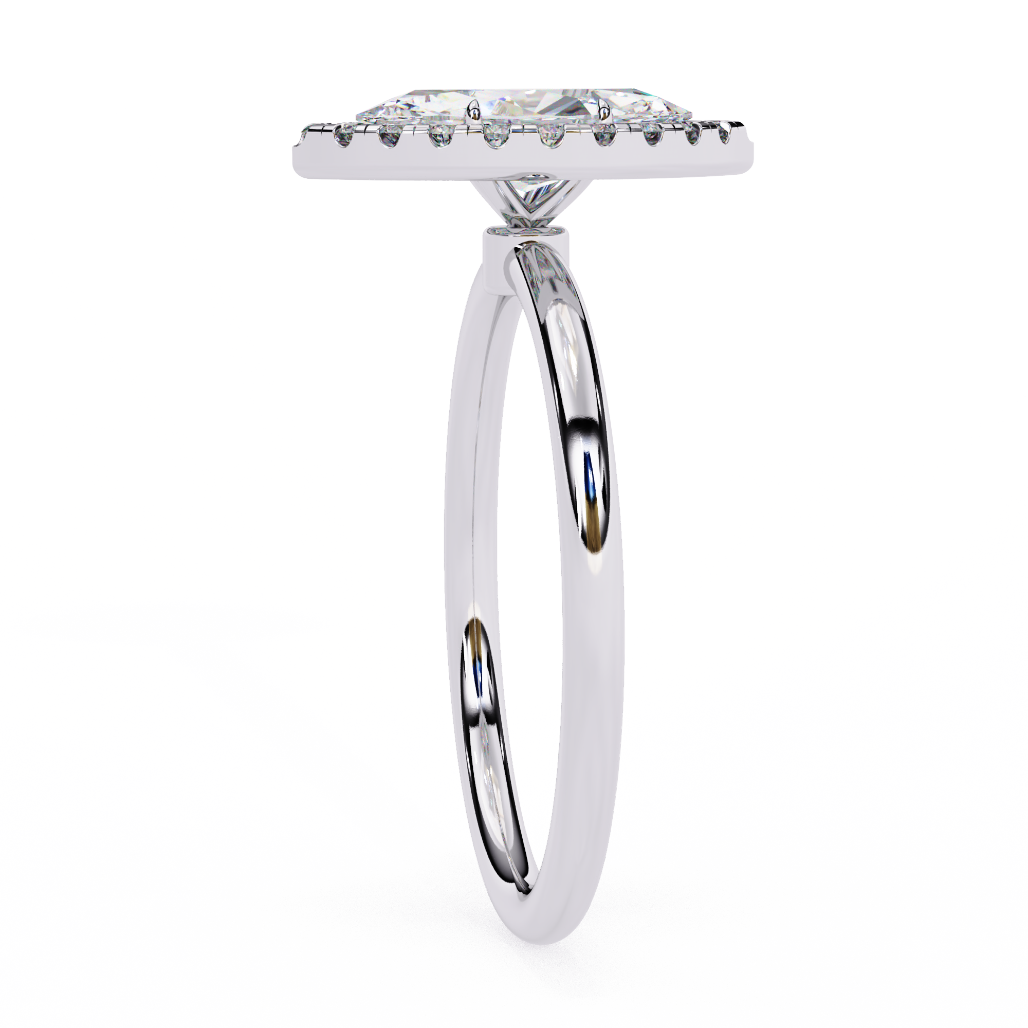 0.98 ct Twilight Veil Ring 9k