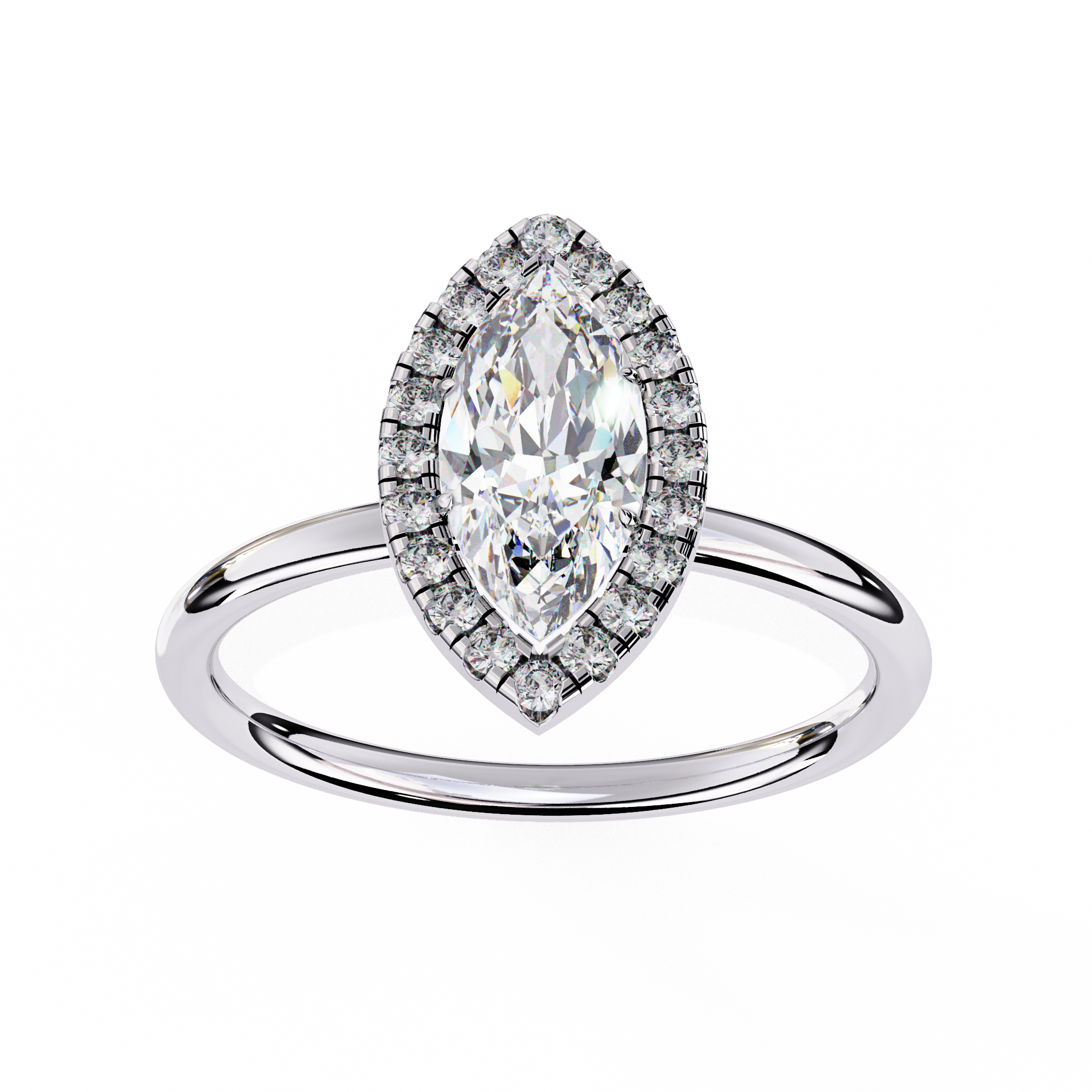 0.98 ct Twilight Veil Ring 9k
