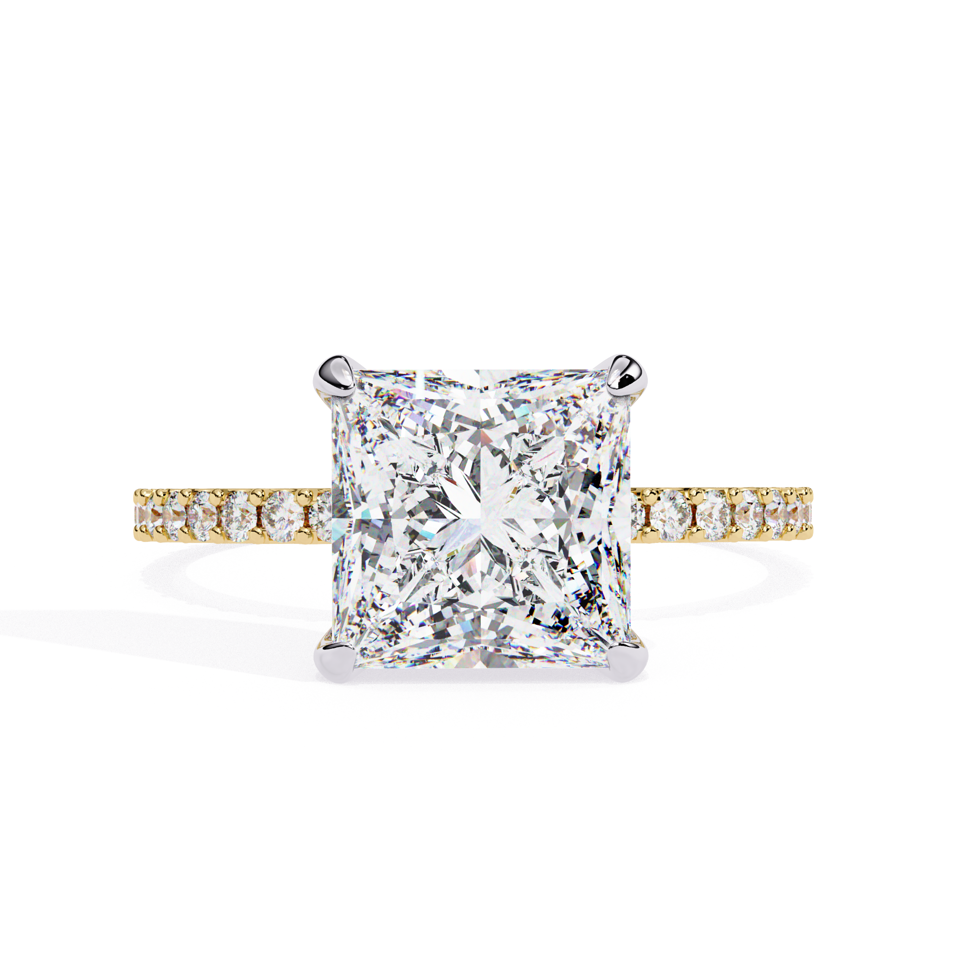 2.65 ct Eclipse Halo Ring 9k