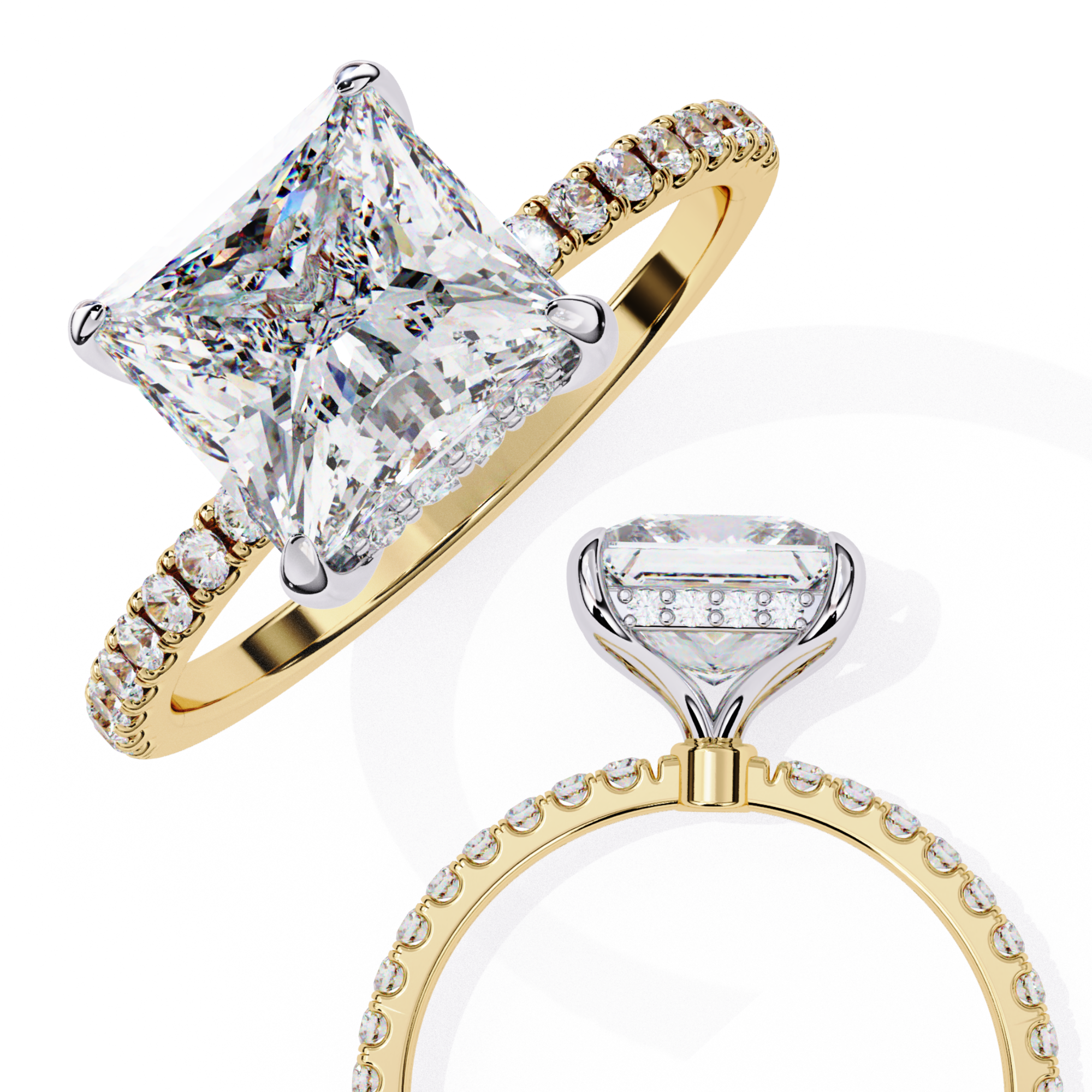 2.54 ct Twilight Brilliance Ring 9k