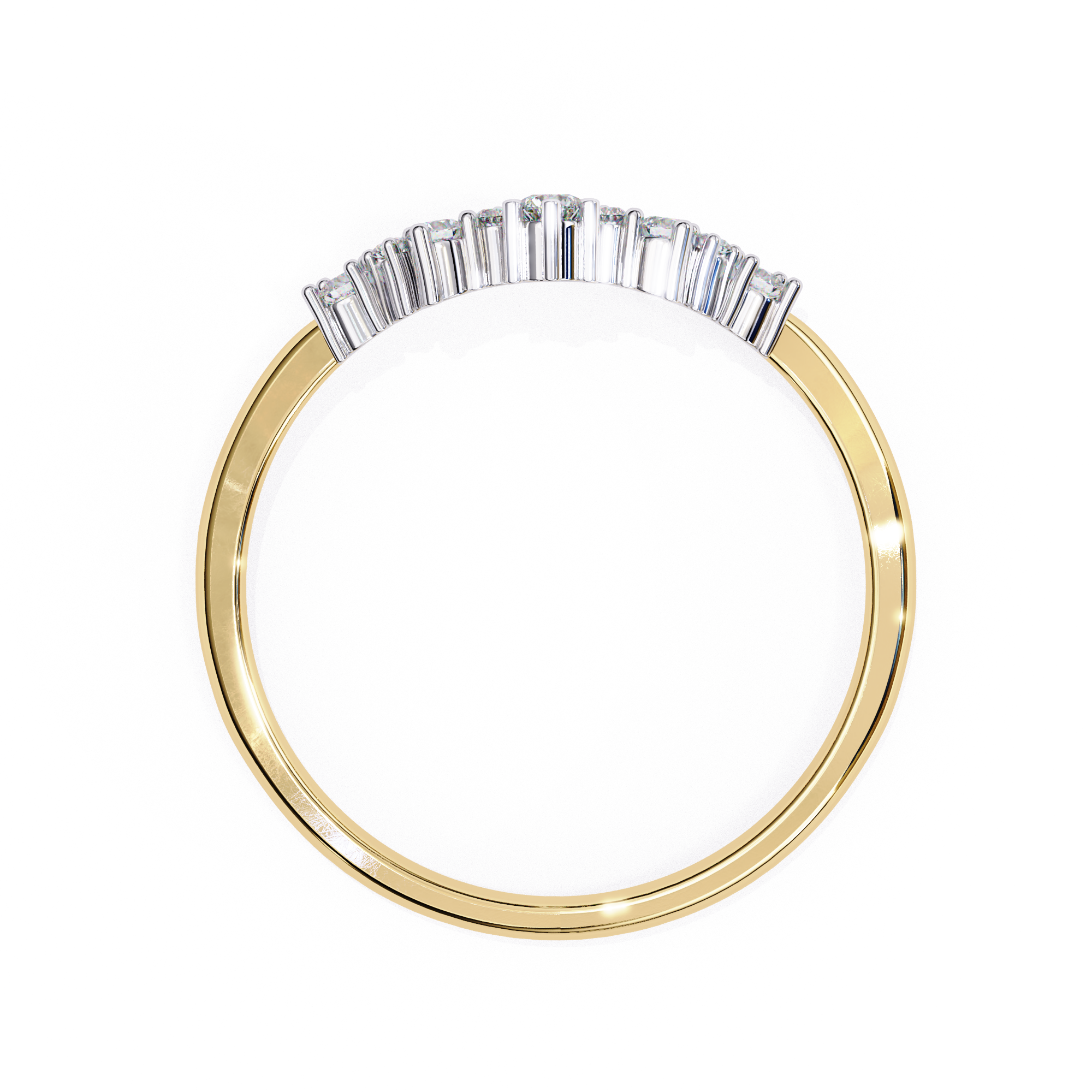 0.25 Carat Round Diamond Band