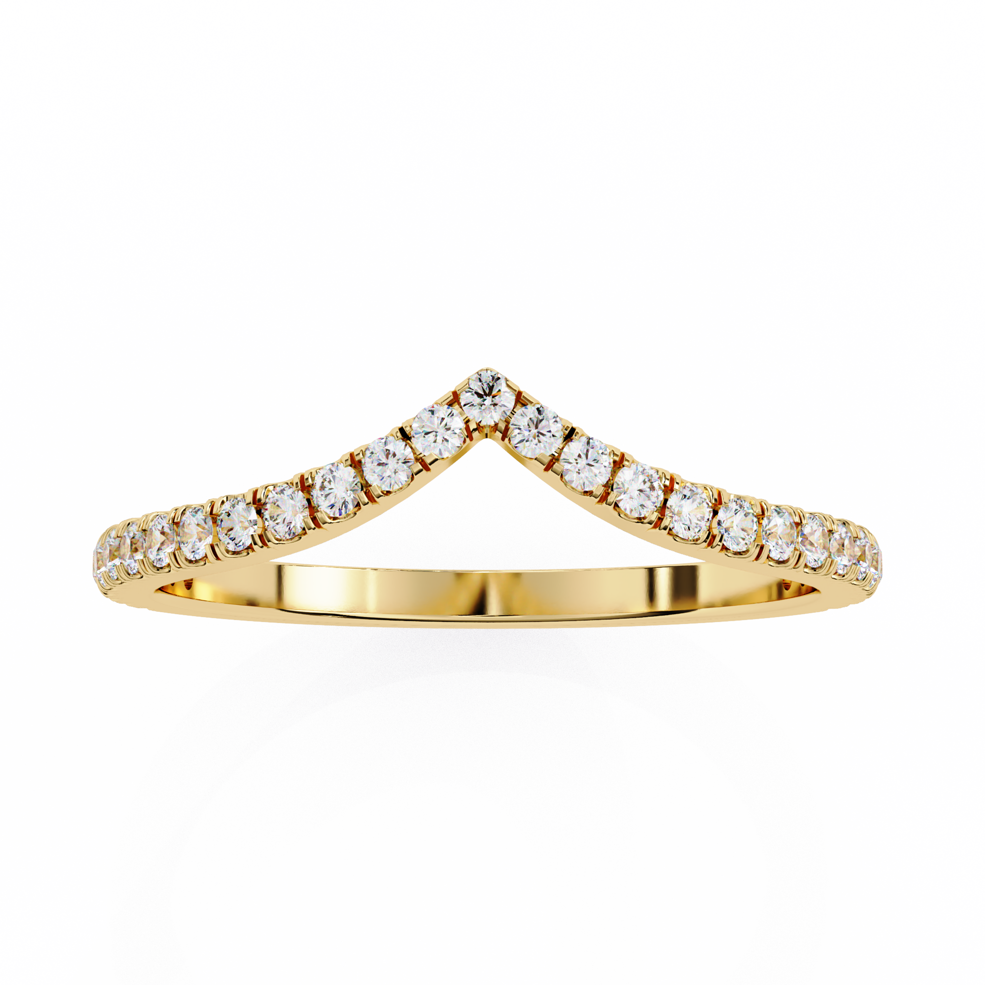 0.24 Carat Round Diamond Band