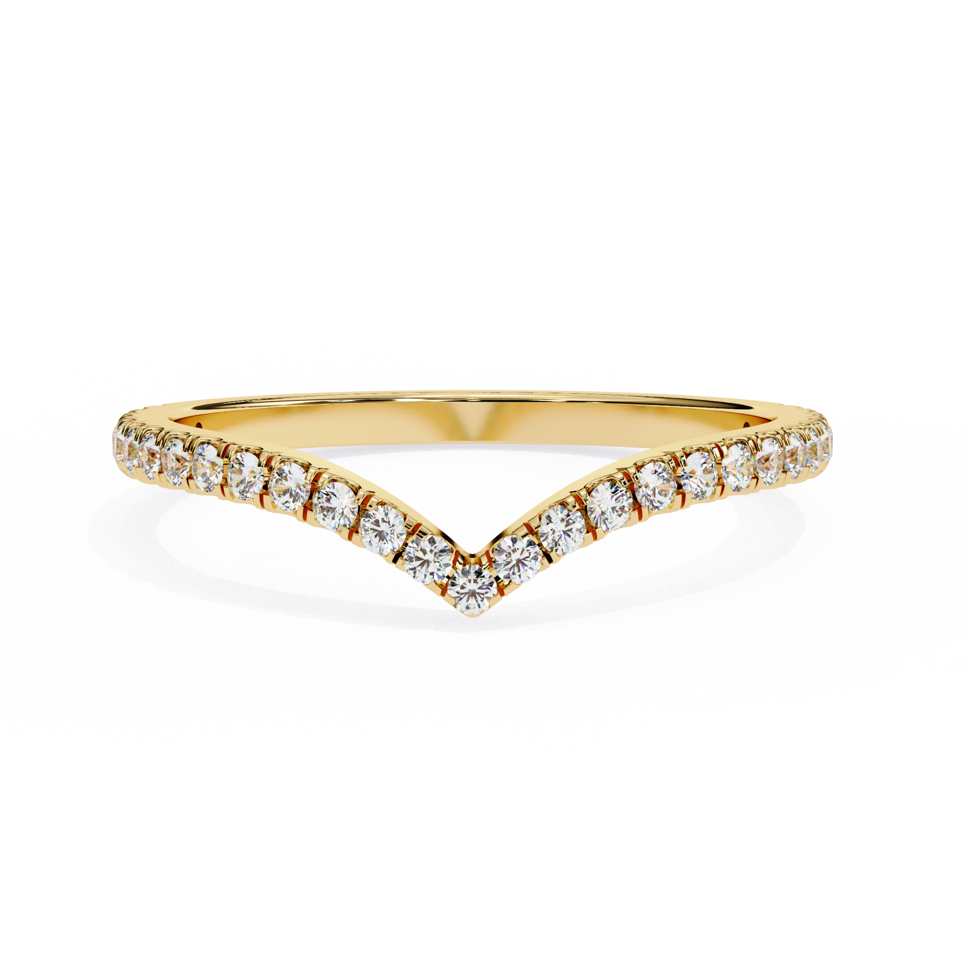 0.24 Carat Round Diamond Band