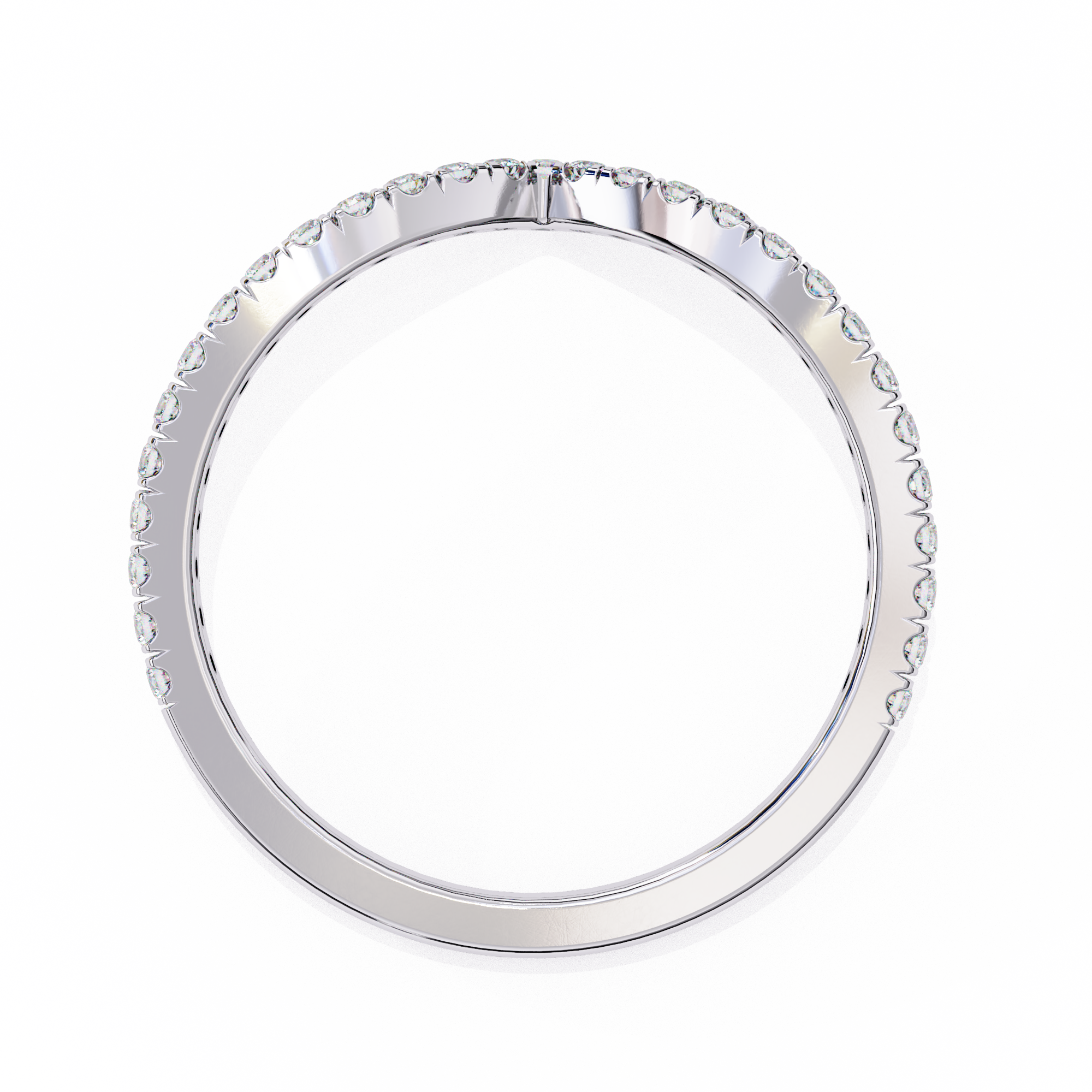 0.24 Carat Round Diamond Band