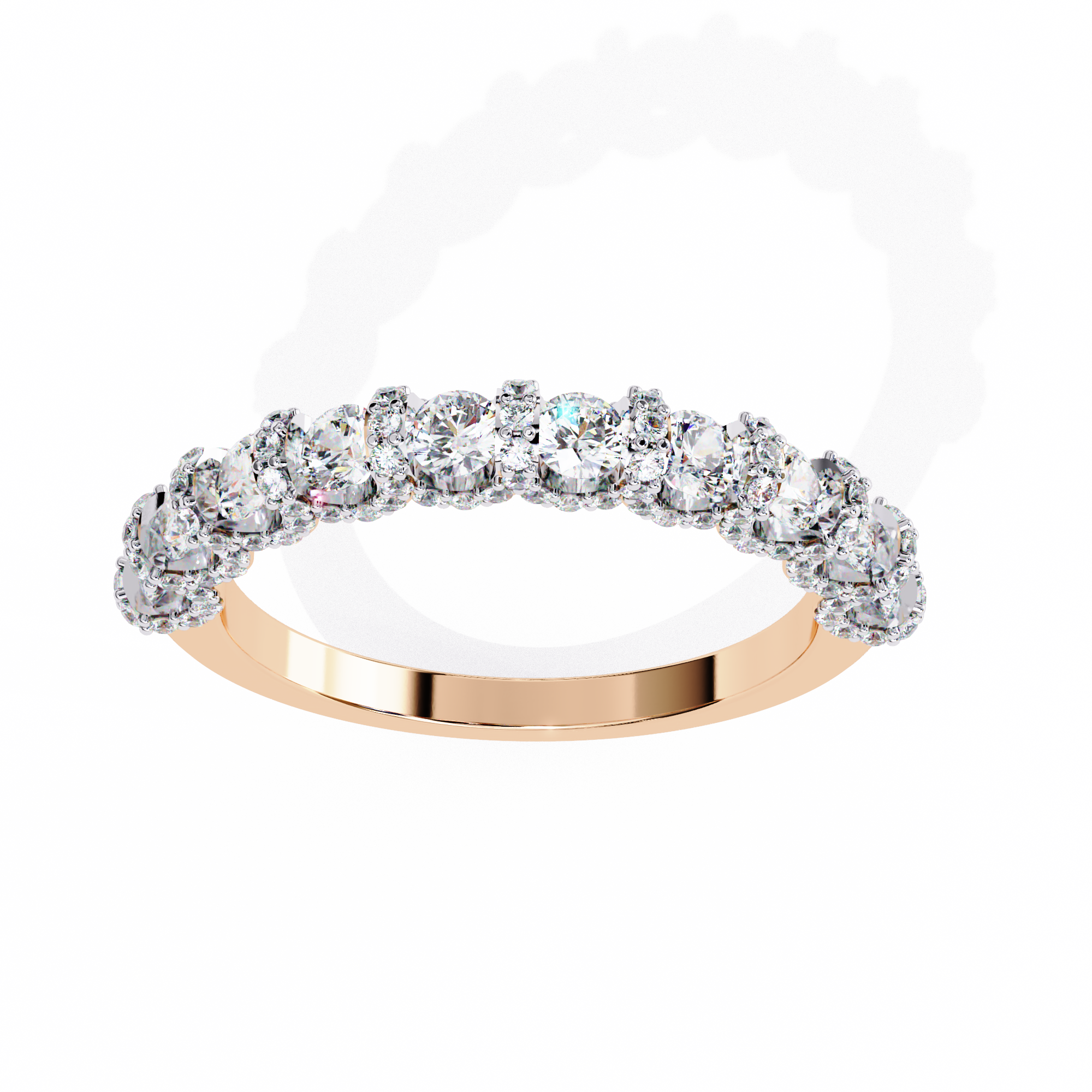 0.93 ct Infinite Glow Band 9k