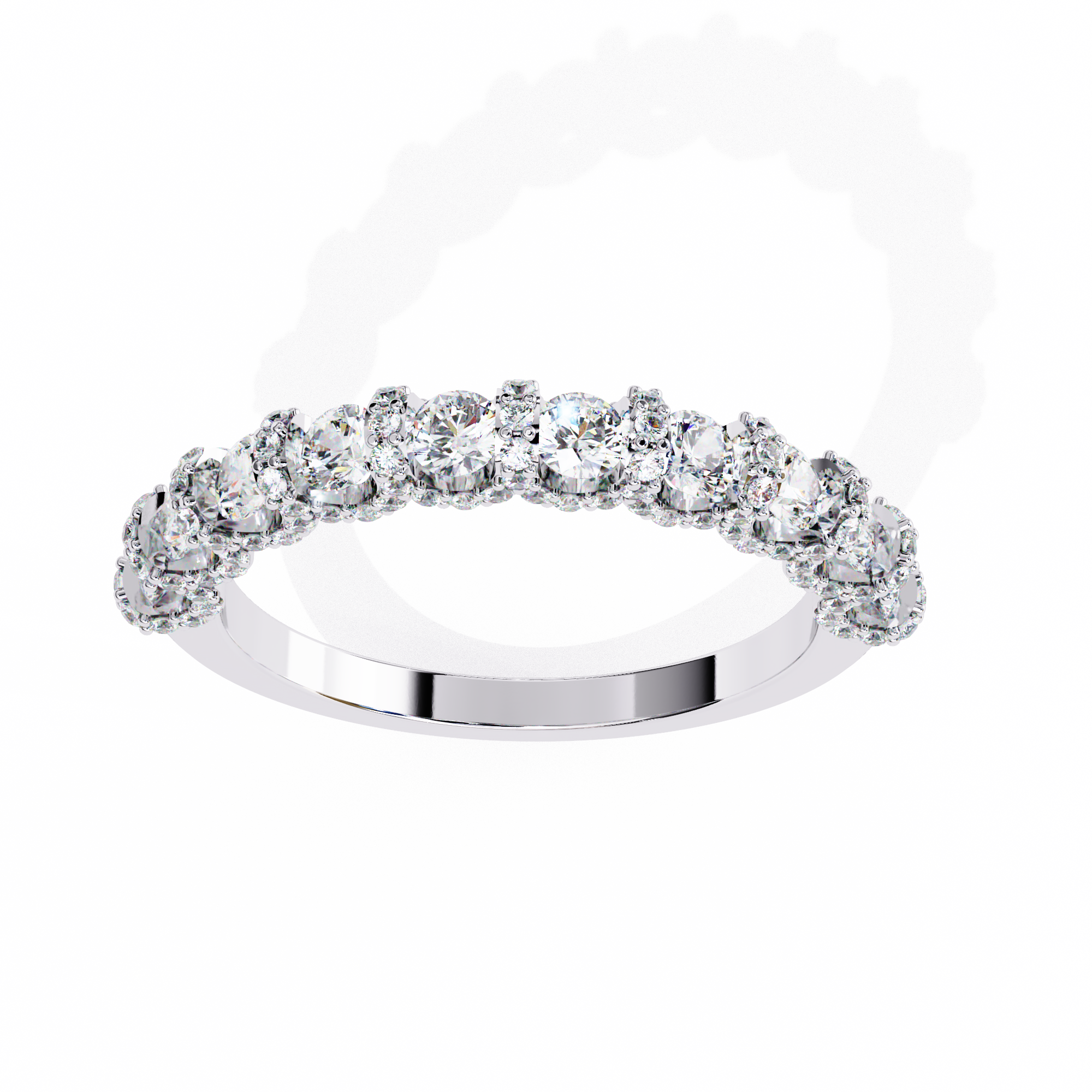 0.93 ct Infinite Glow Band 9k