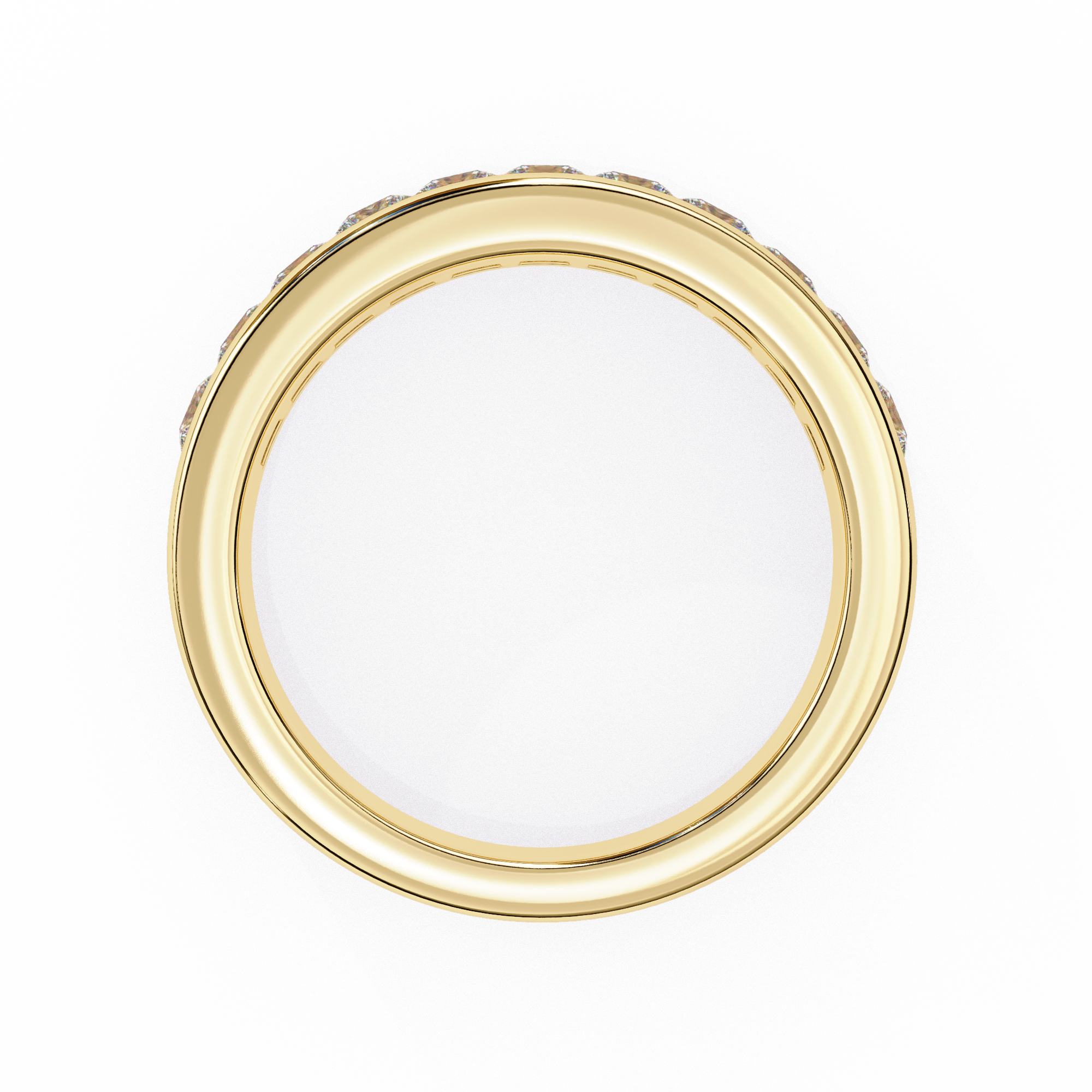 1.07 ct Princess Radiance Band 9k