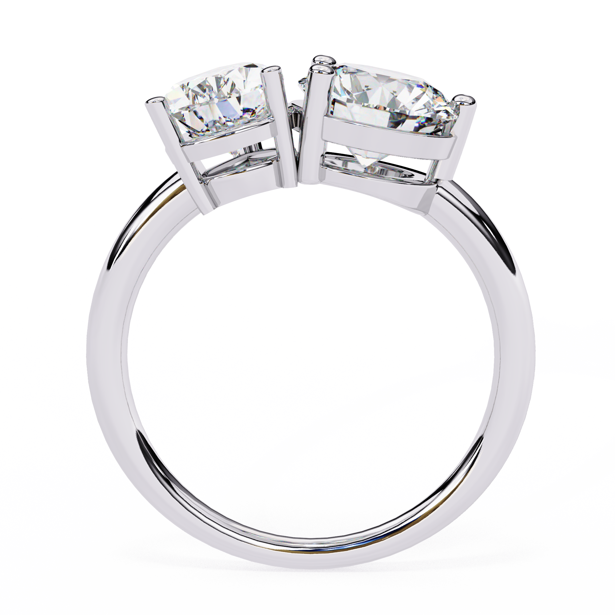 3.80 ct Opulent Cascade Ring 9k