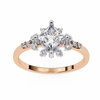 1.01 ct Lustrous Crown Ring 9k