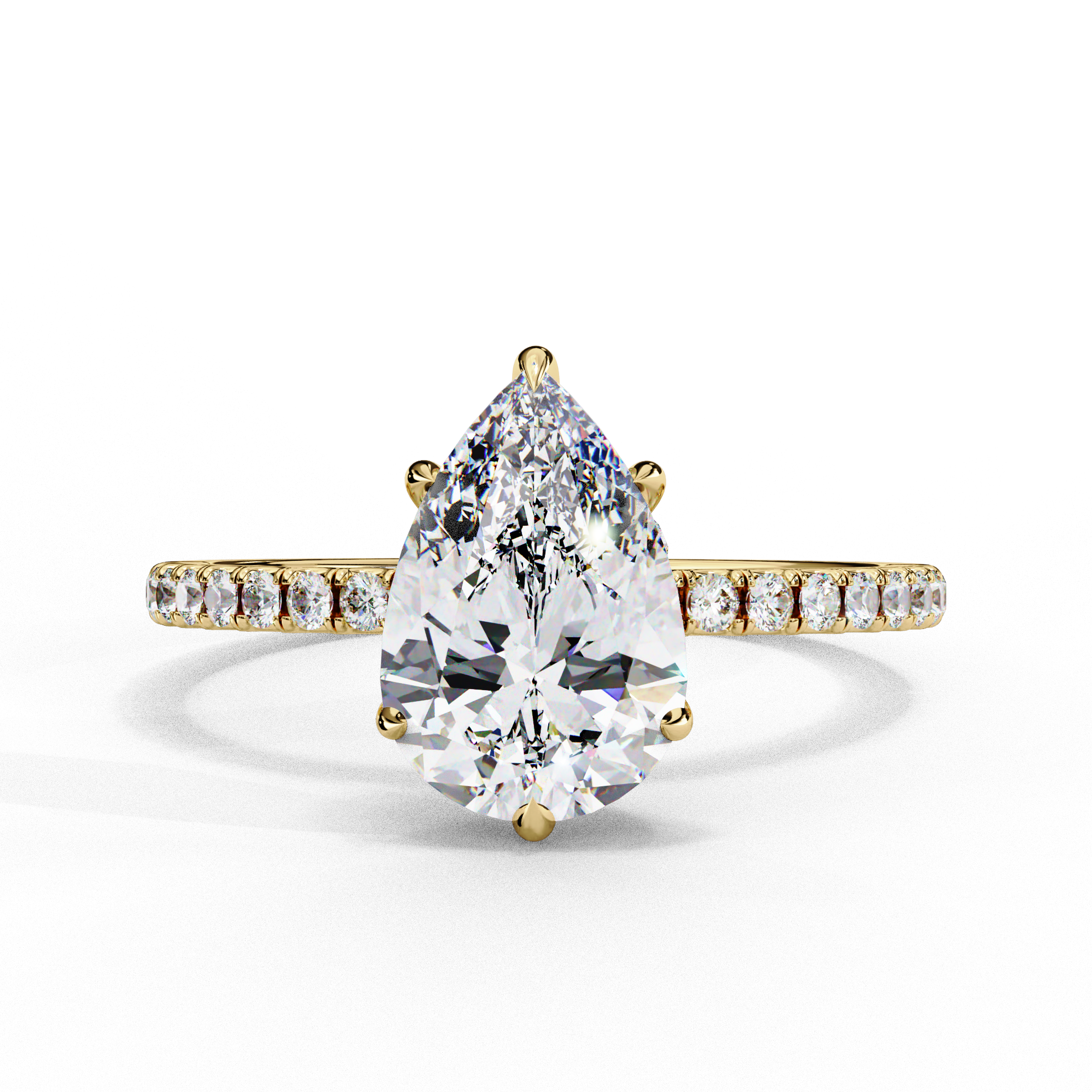 2.08 ct Luminous Drizzle Ring 9k