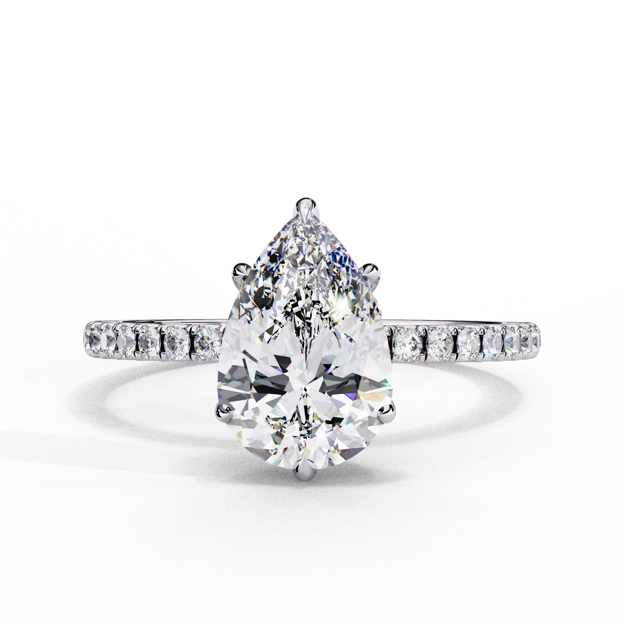 2.08 ct Luminous Drizzle Ring 9k