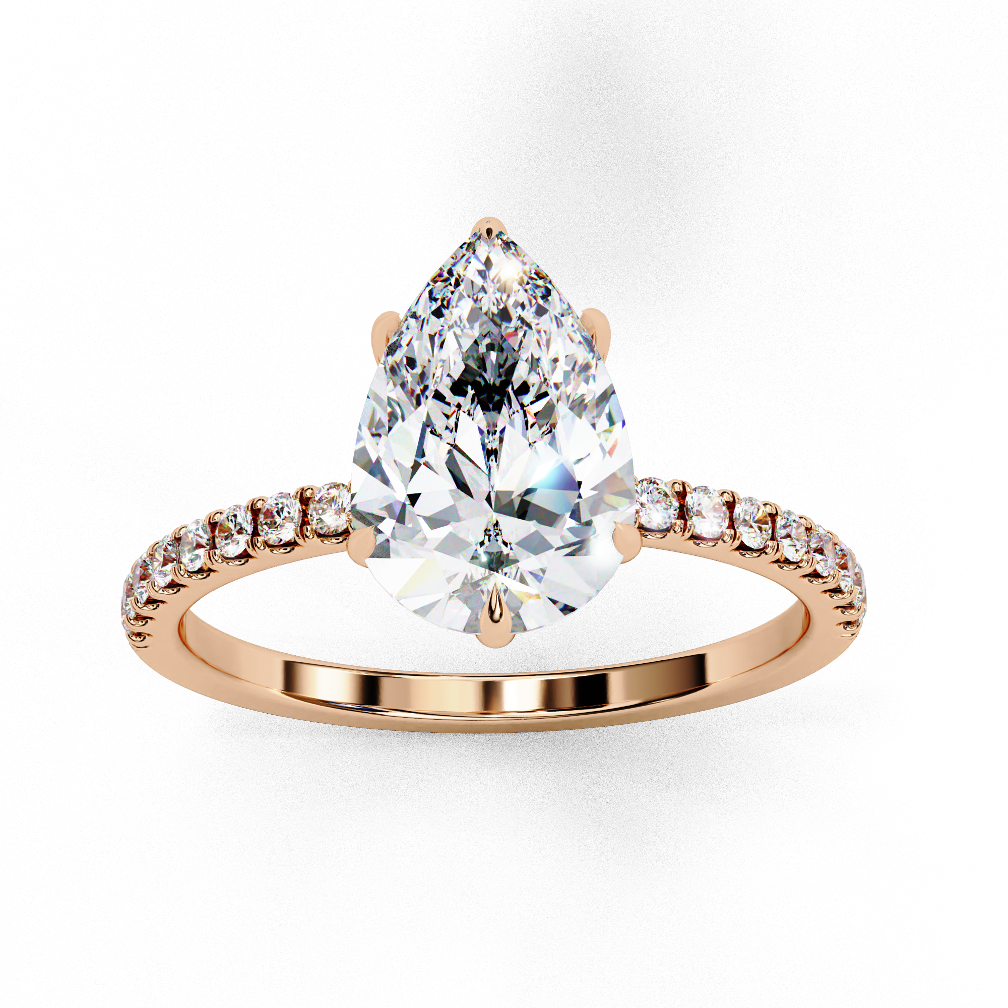2.08 ct Luminous Drizzle Ring 9k