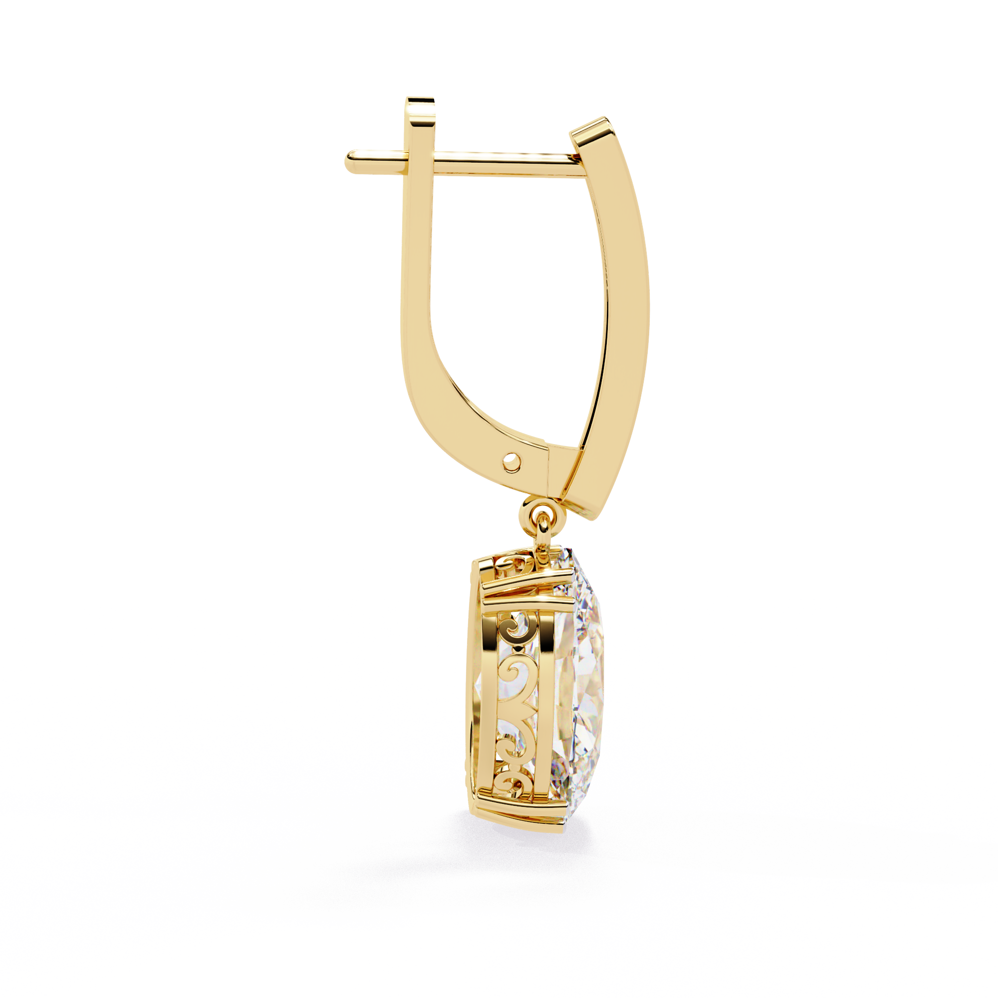 1.62 CT OVAL LUMIÈRE EARRING