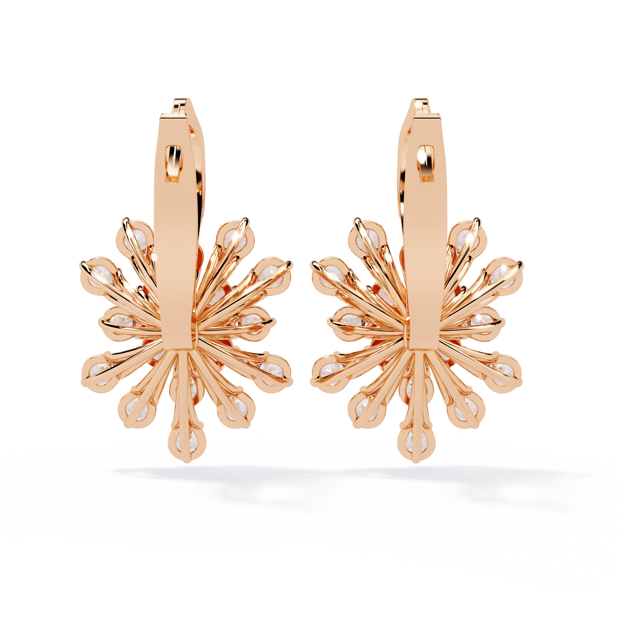 1.75 CT STELLAR BLOOM EARRING 9k